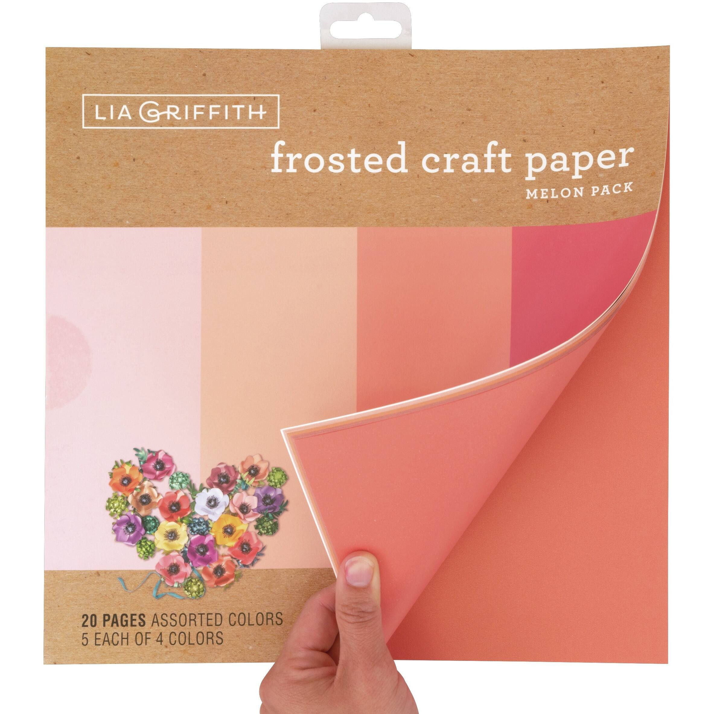 Frosted Craft Tissue Paper 12&#x22; x 12&#x22; 20 ct. Melon-Pinks