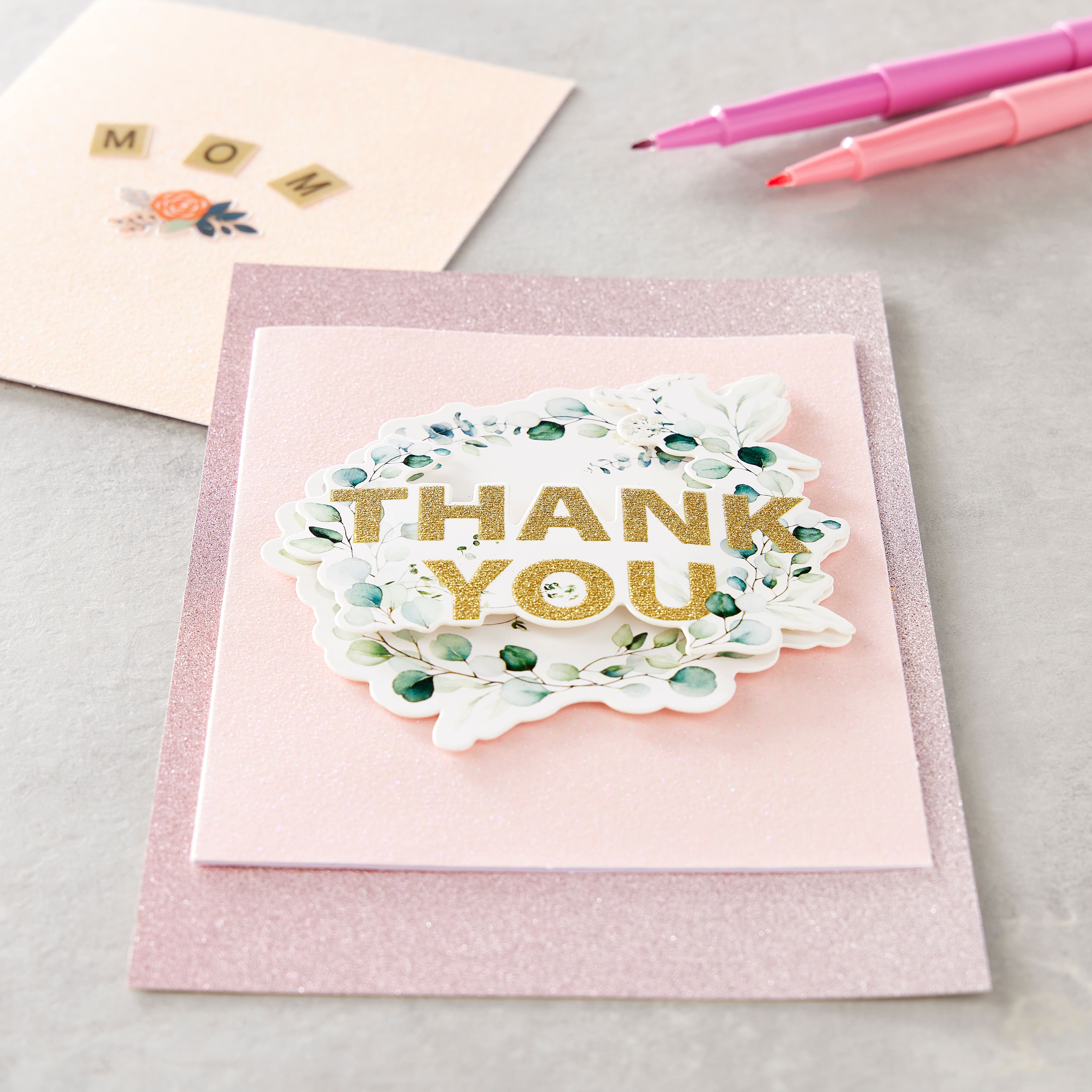 Green Wreath Thank You Sticker by Recollections&#x2122;