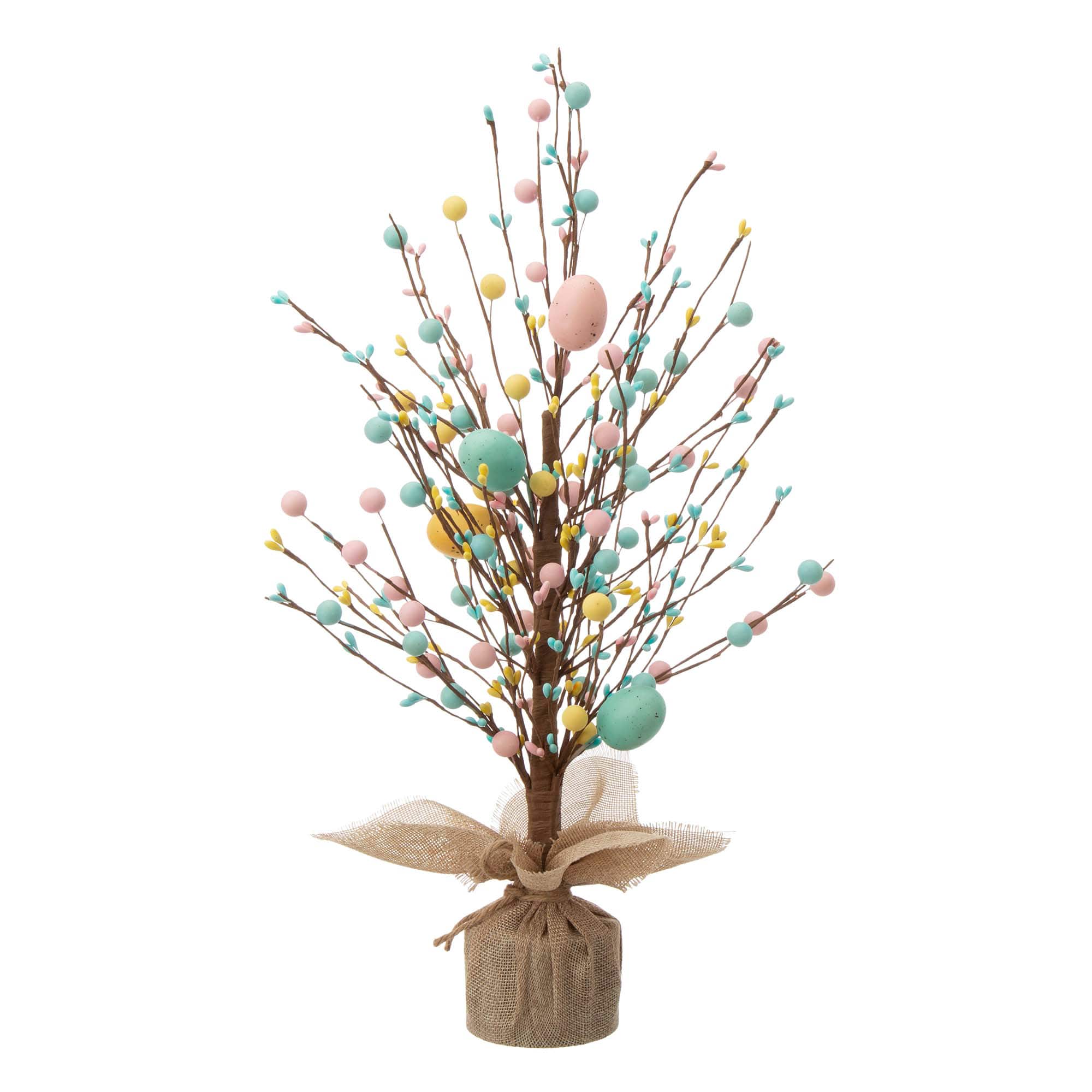 Glitzhome® 18" Easter Eggs Tabletop Tree