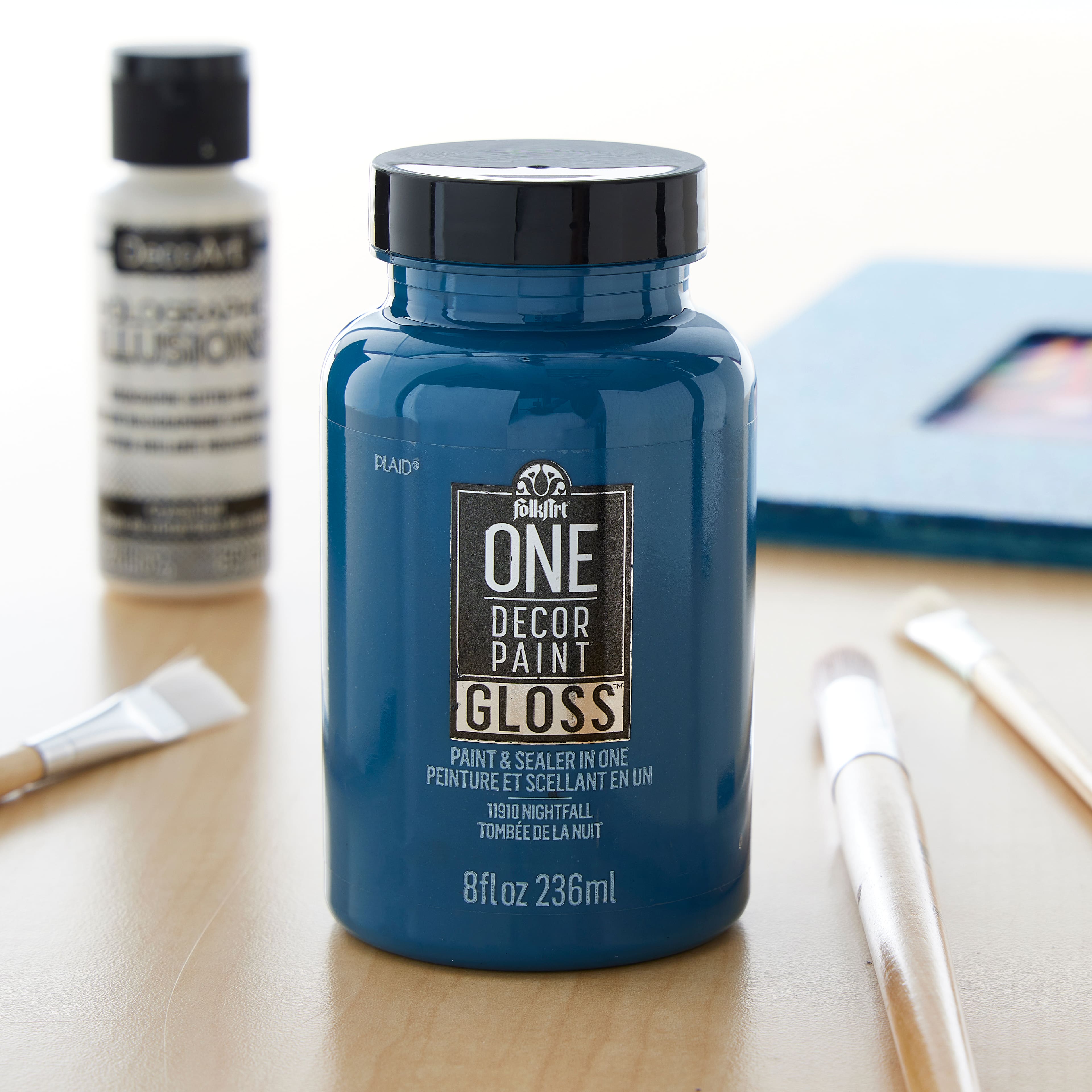 12 Pack: FolkArt® One Décor Paint™ Gloss Paint & Sealer