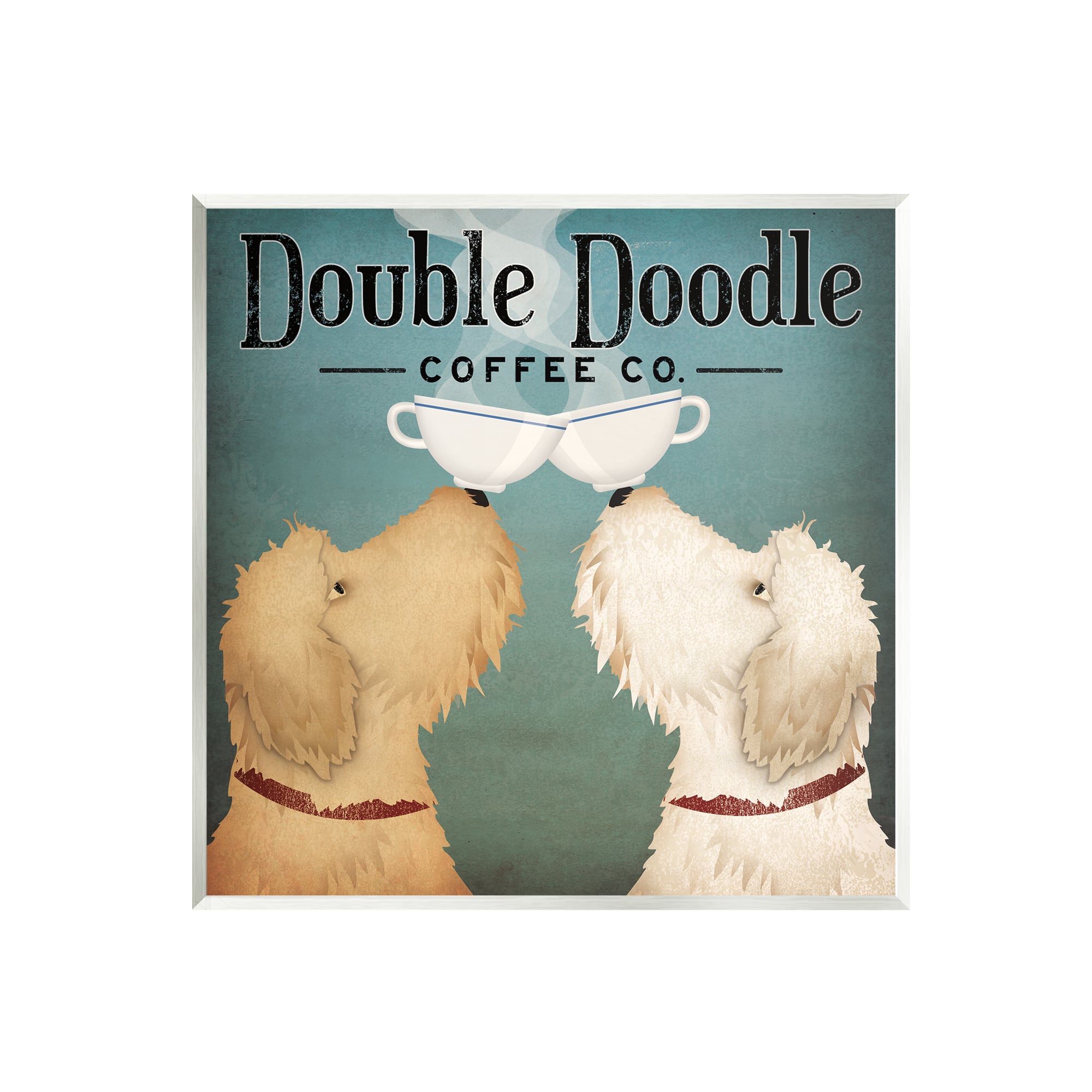Stupell Industries Doodle Coffee Co. Wall Plaque Art