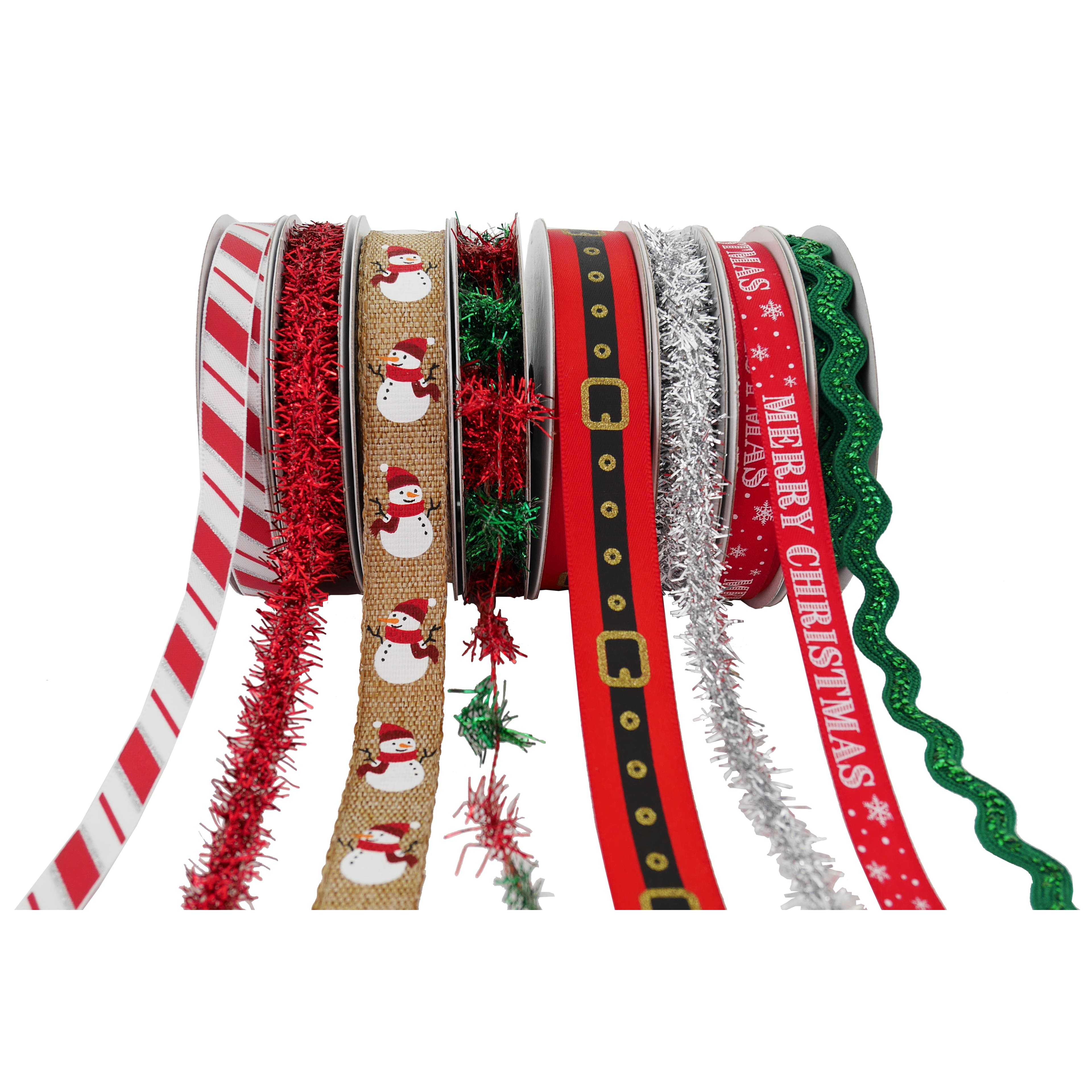 8ft. Santa Belt Value Pack Ribbon by Celebrate It&#xAE; Christmas