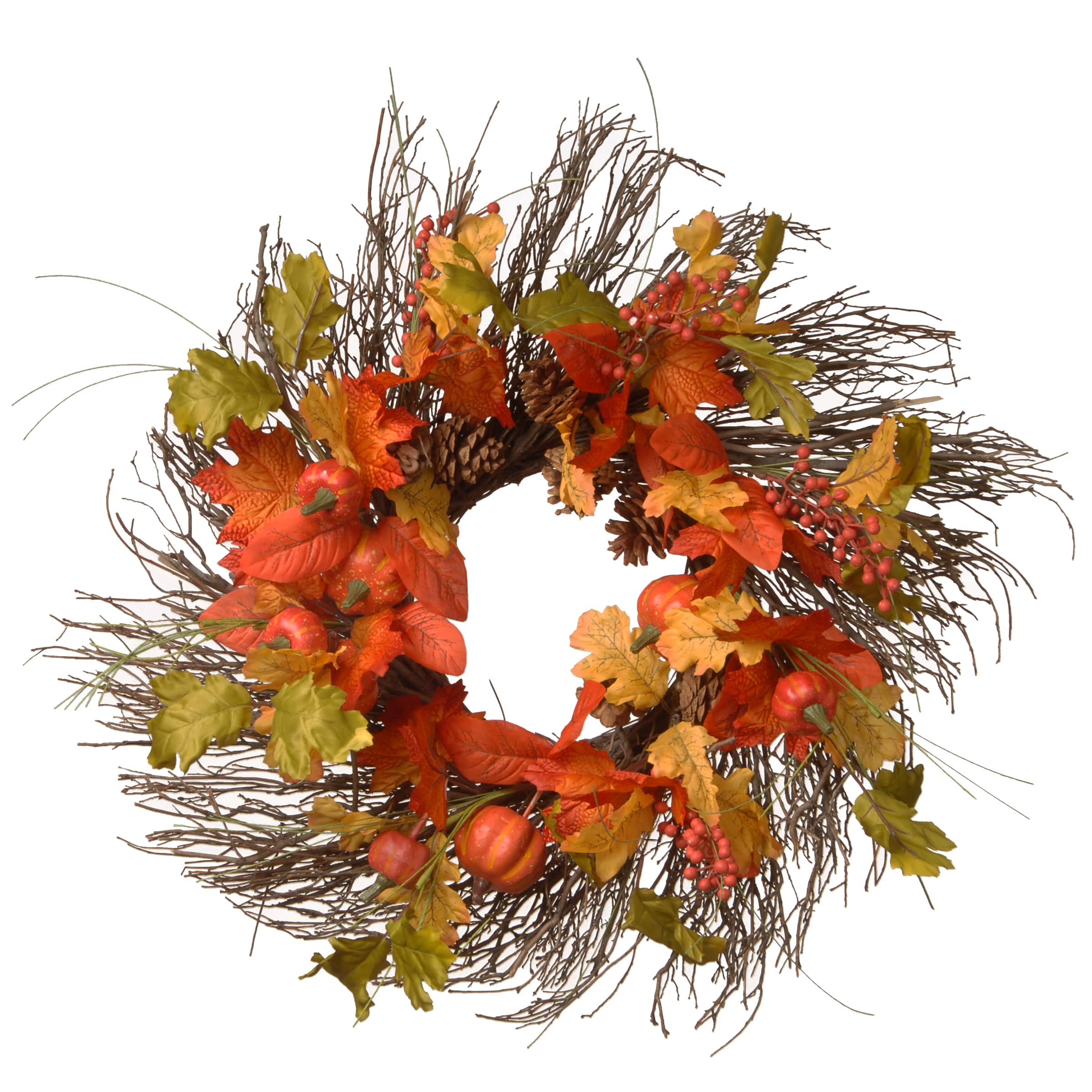 26" Maple Leaves Wreath