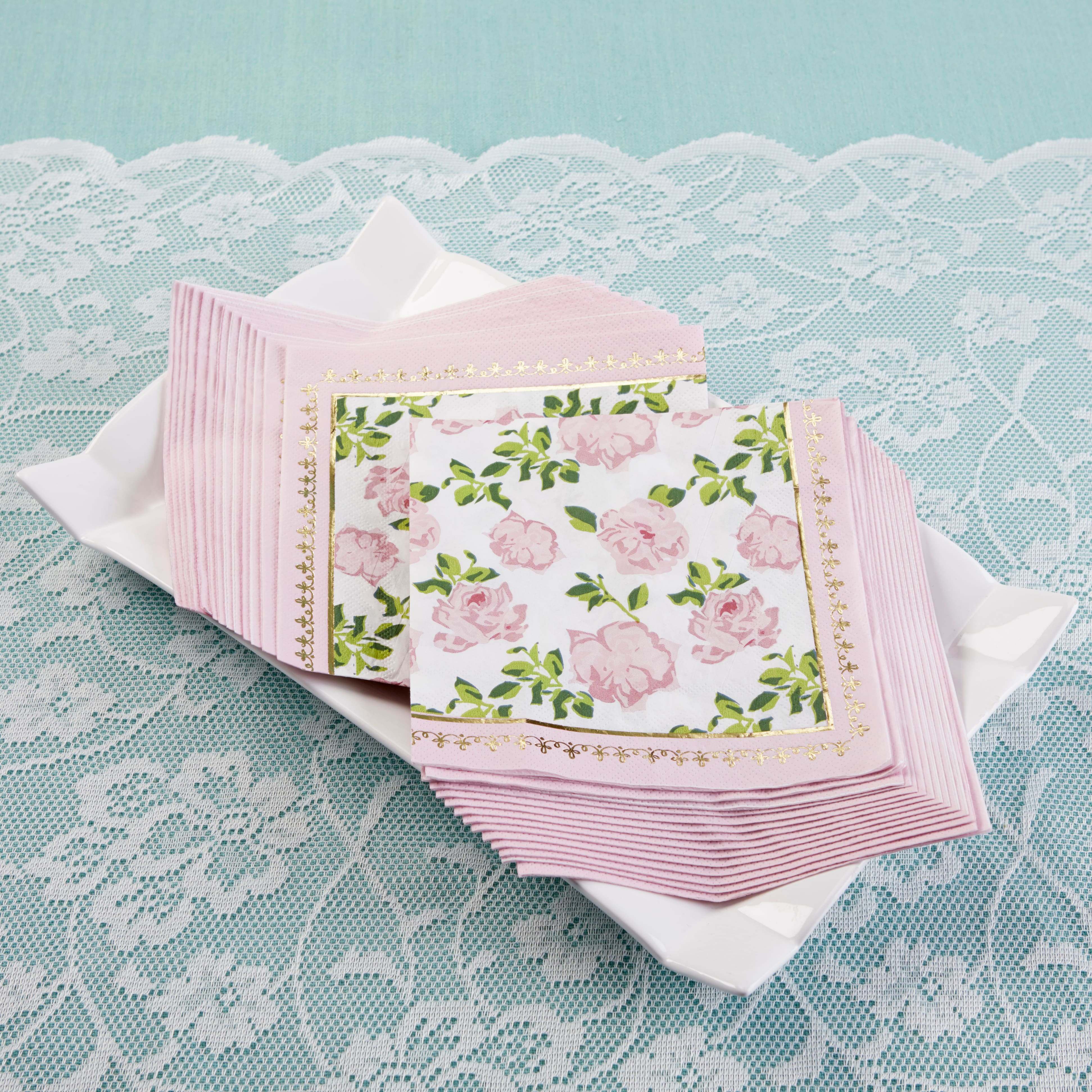 Kate Aspen® Pink Tea Time Whimsy Napkins, 60ct.