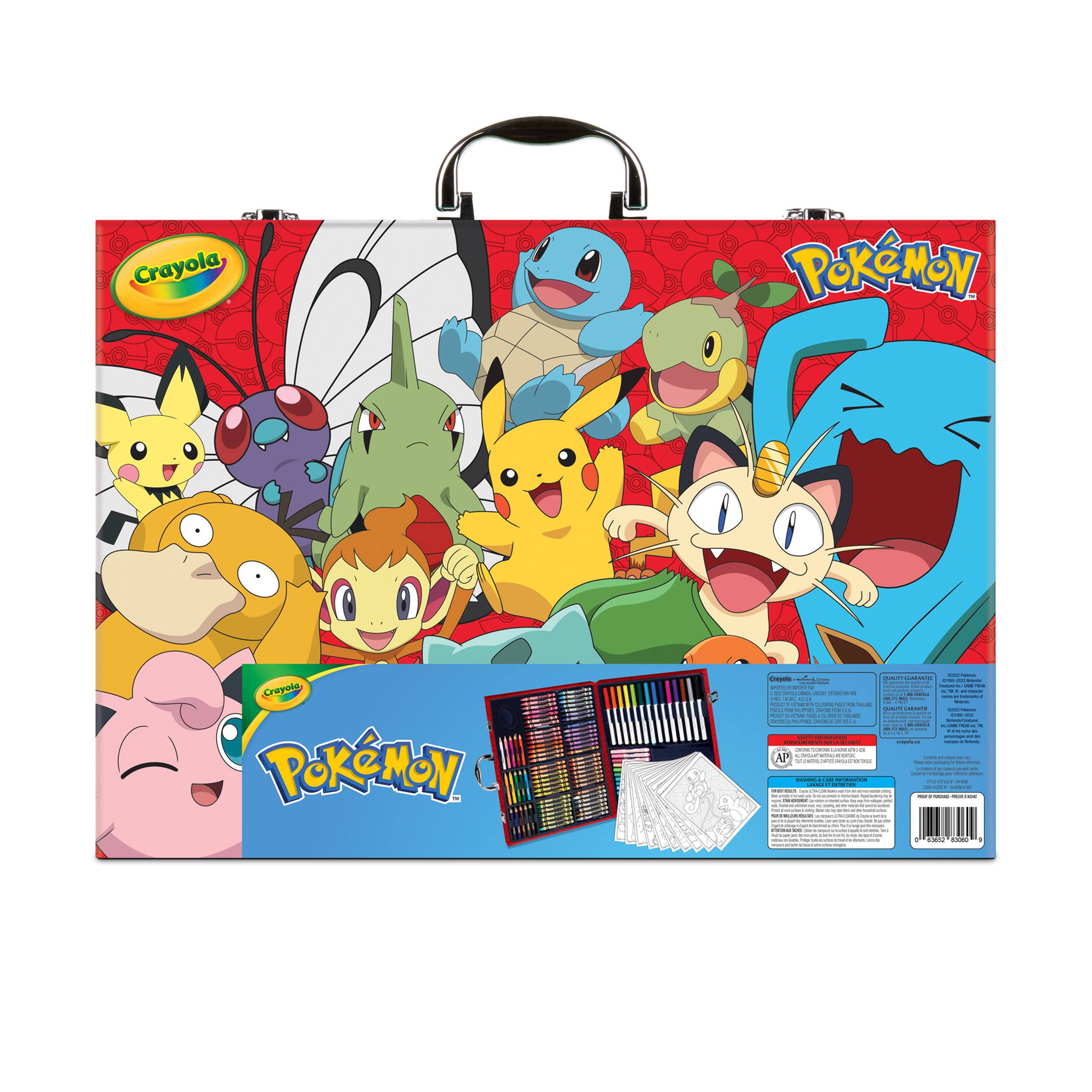 Mallette d&#x2019;inspiration artistique Pok&#xE9;mon de Crayola