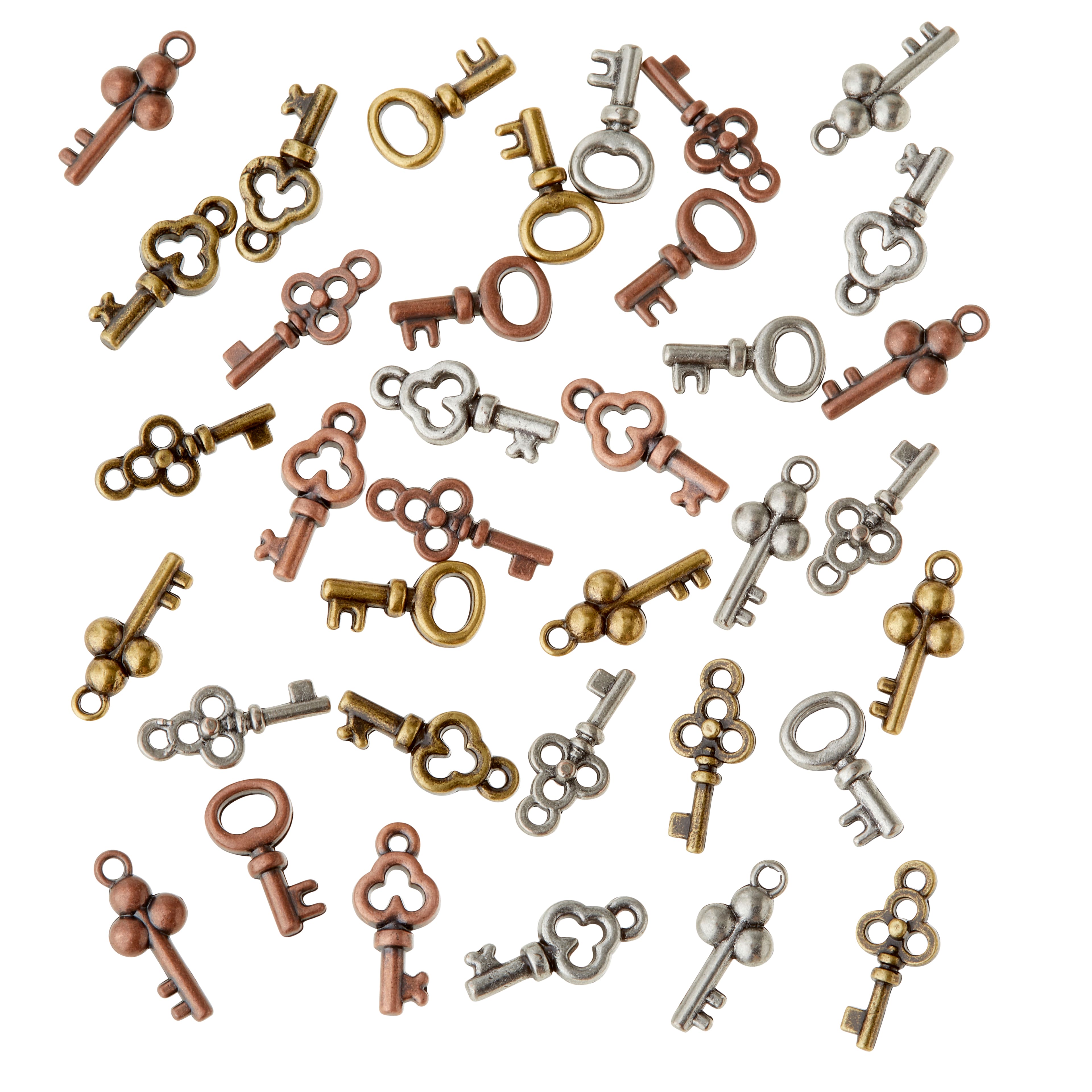 Found Objects™ Oxidized Brass Book Charms By Bead Landing™