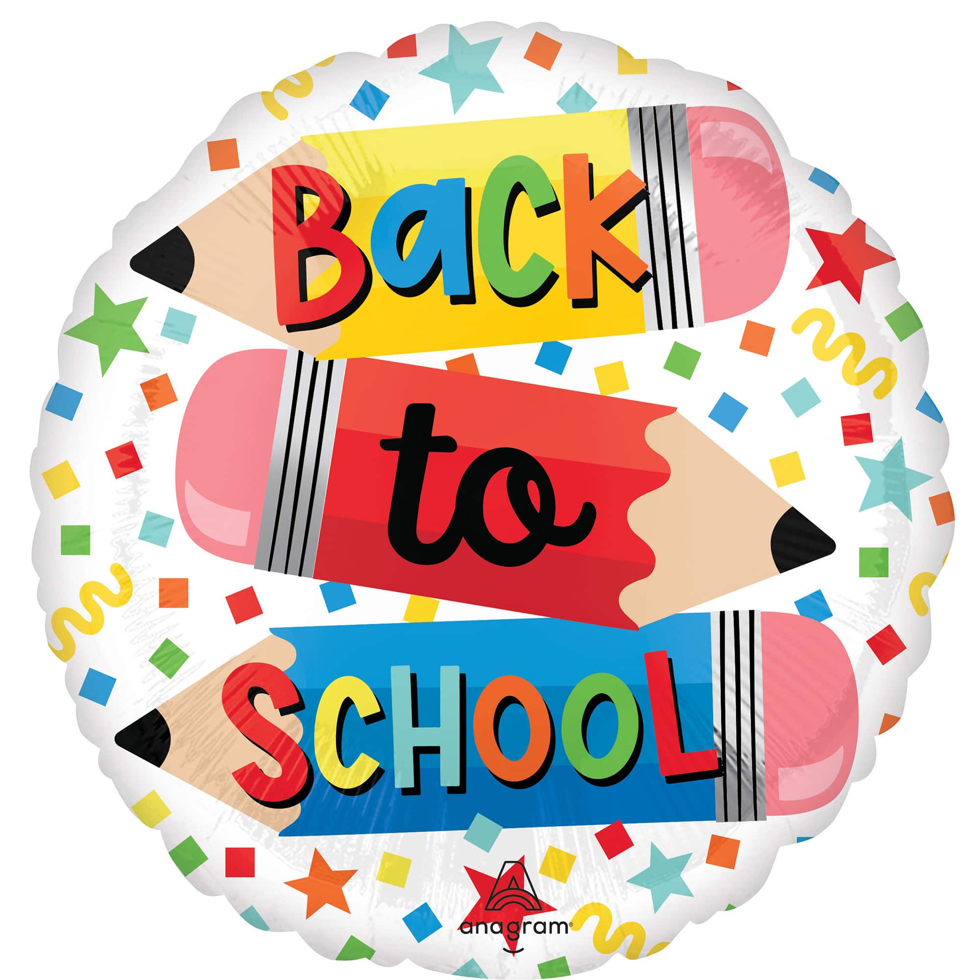 18&#x22; Write On Back to School Foil Balloon
