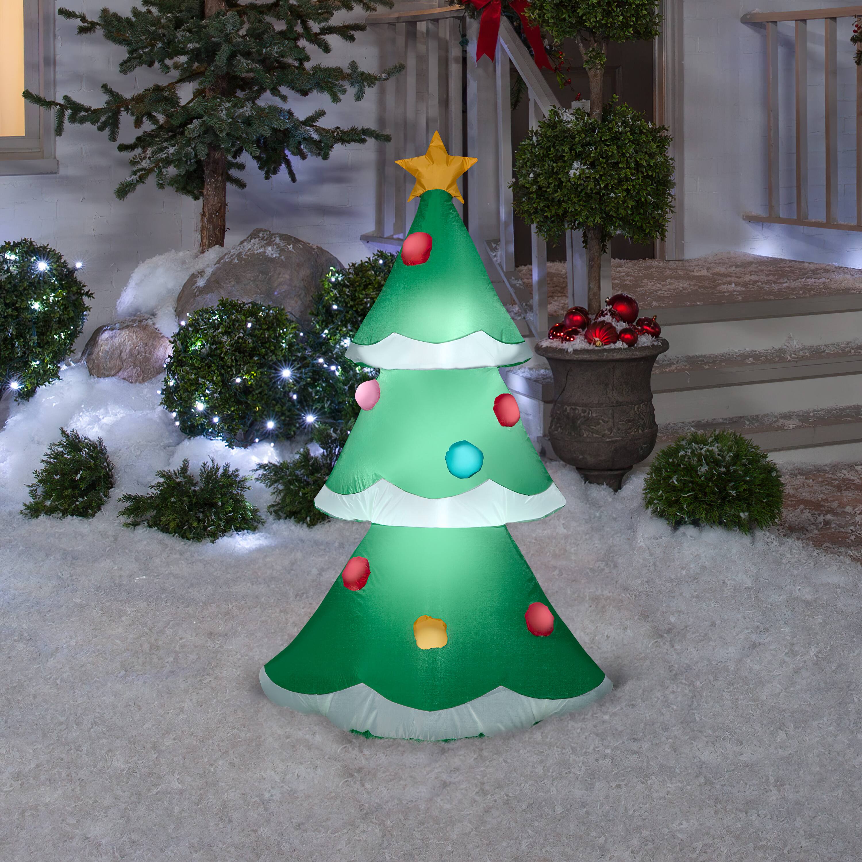 4ft. Airblown&#xAE; Inflatable Christmas Tree
