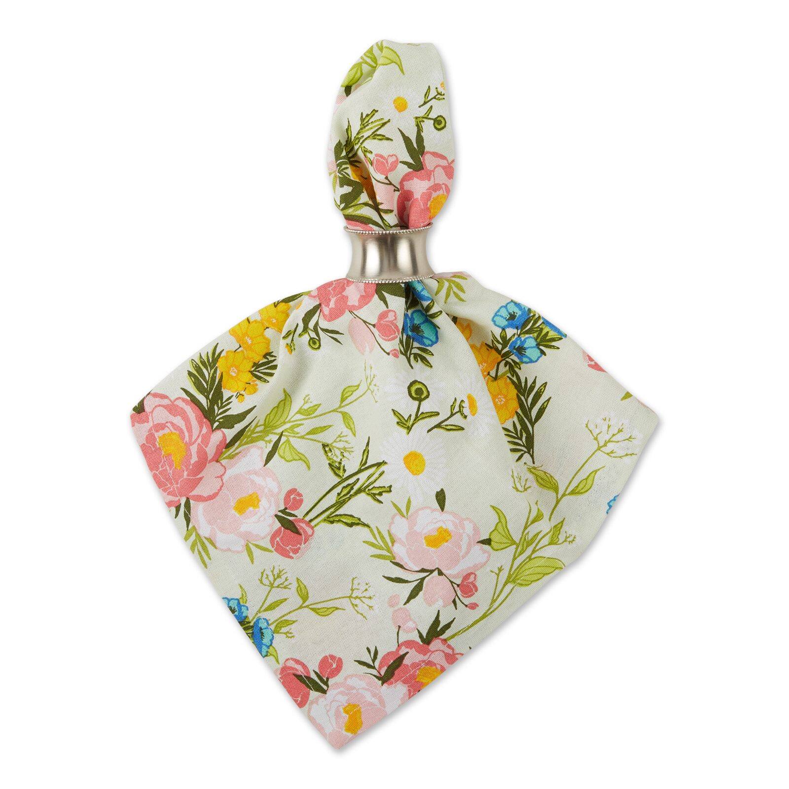 DII&#xAE; Spring Bouquet Cloth Dinner Napkins, 6ct.