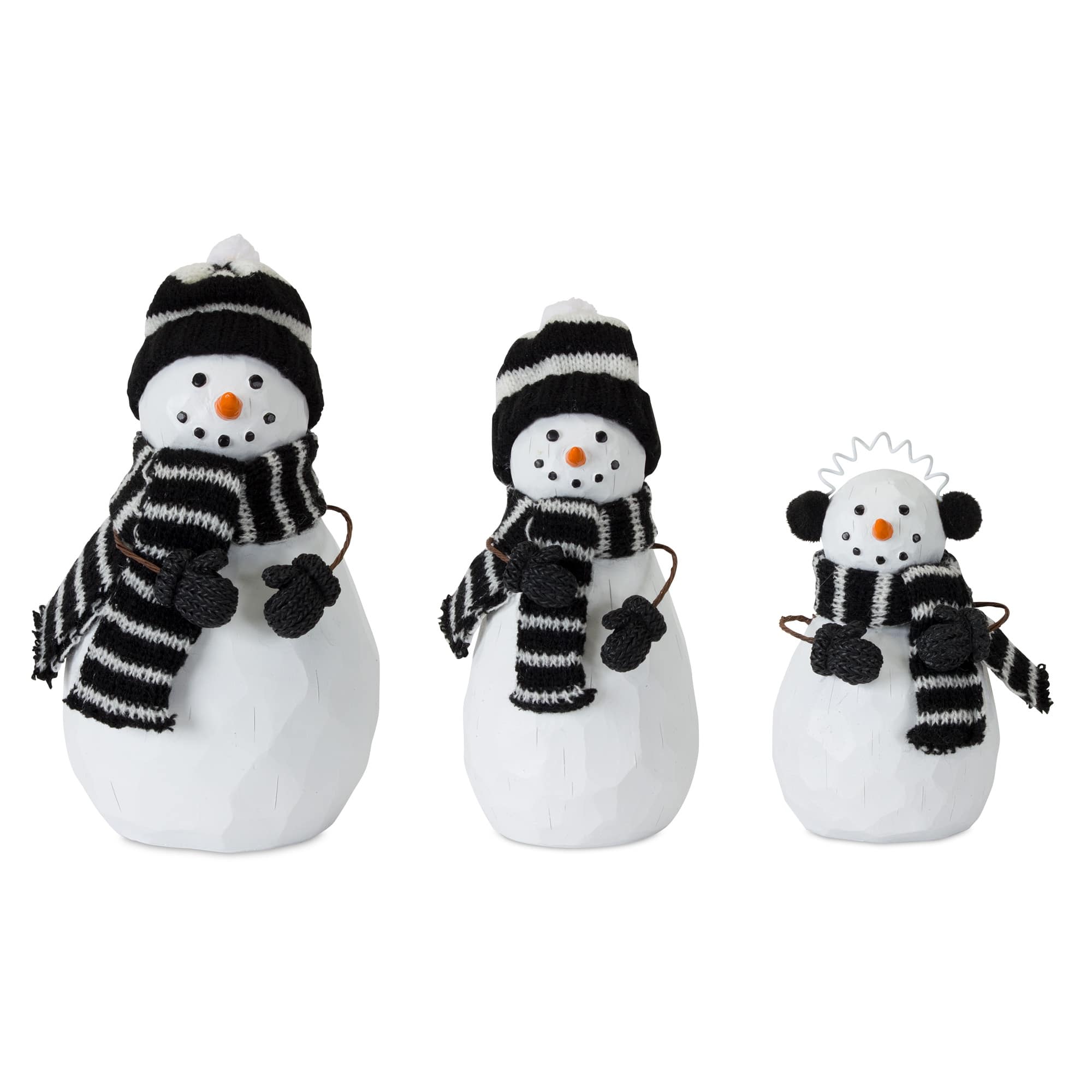 Snowman Family Set, 5&#x22;, 7&#x22; &#x26; 7.5&#x22;