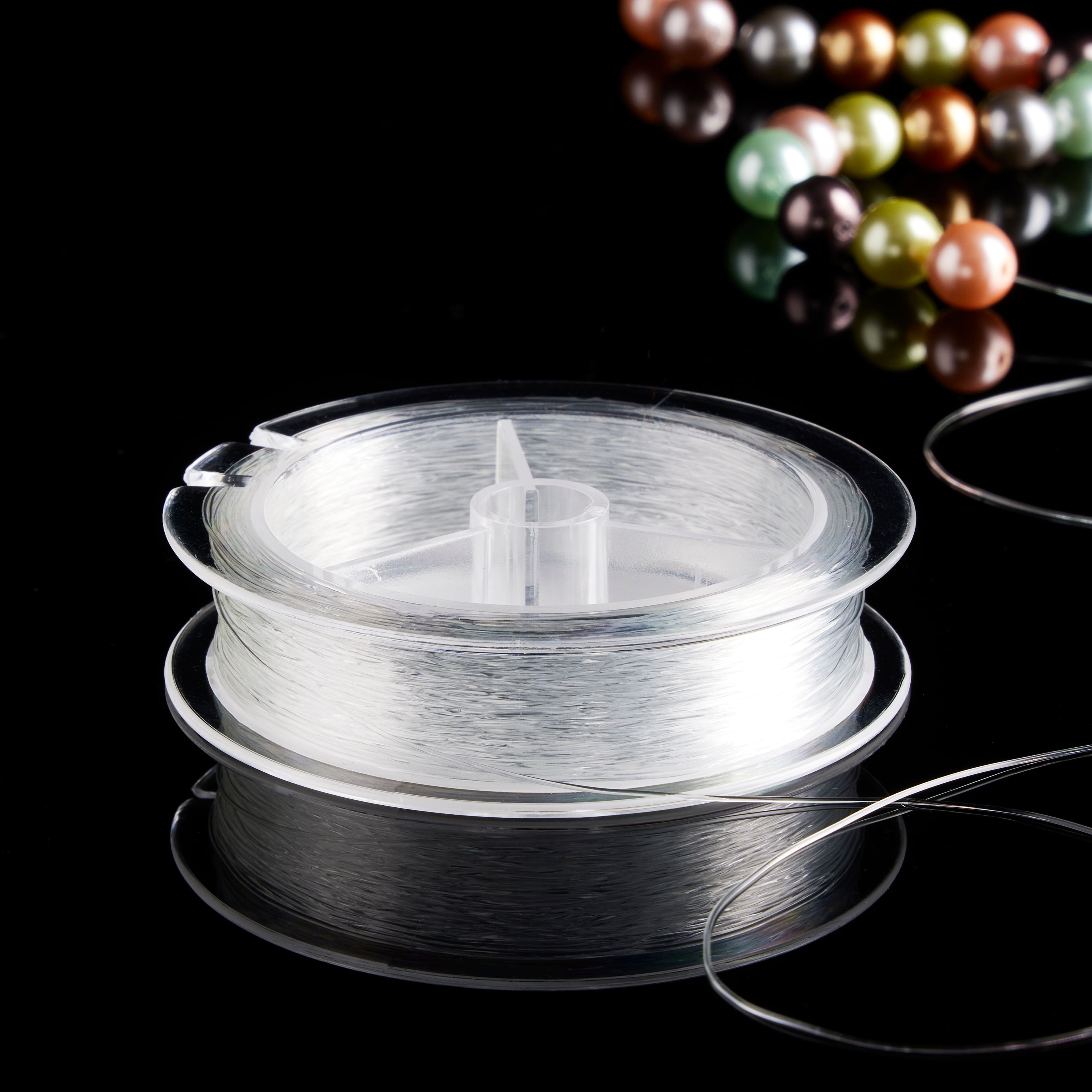  0.5mm Diameter Stretch Magic Bead Jewelry Elastic Cord Line  Clear 10 Meter
