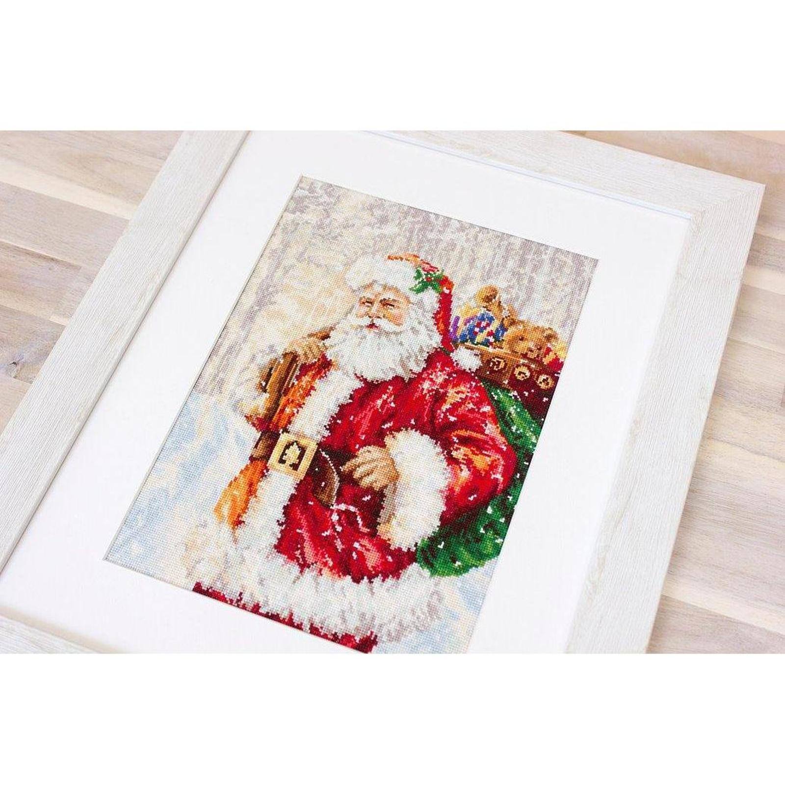 Luca-S Santa Claus Counted Cross Stitch Kit