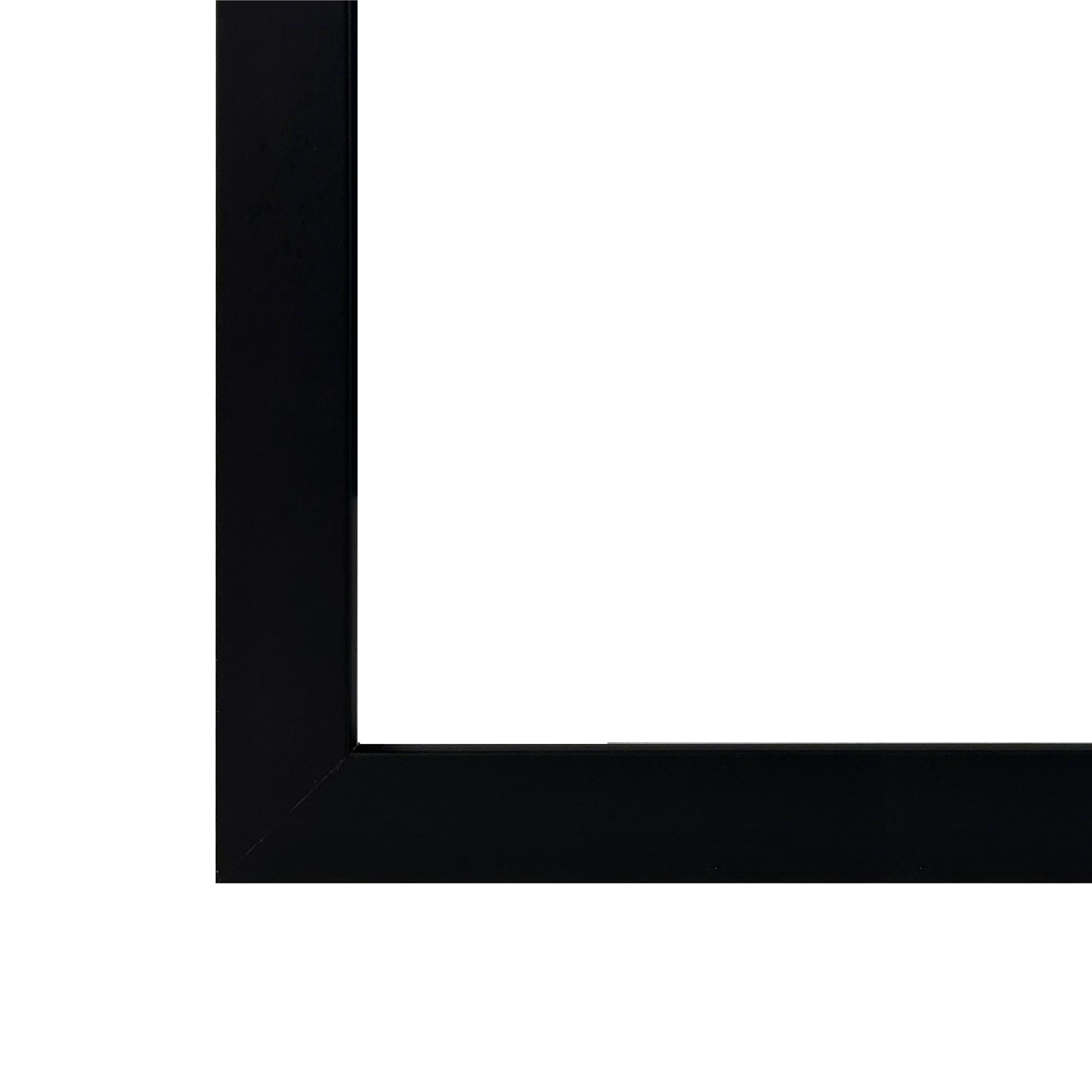 Cadre noir à profil plat de 6 po x 6 po Basiques de Studio Décor