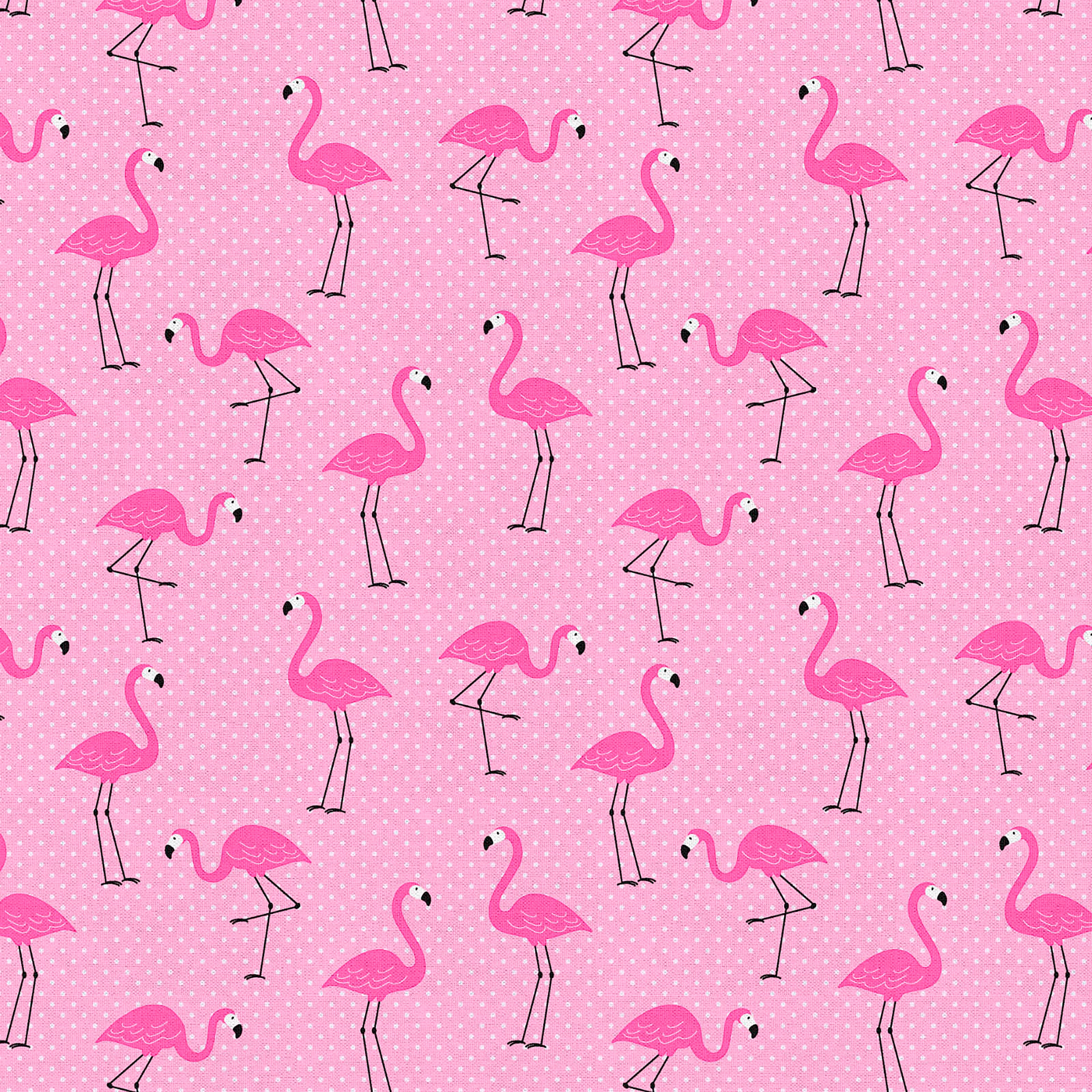 Fabric Editions Pink Flamingo Cotton Fabric