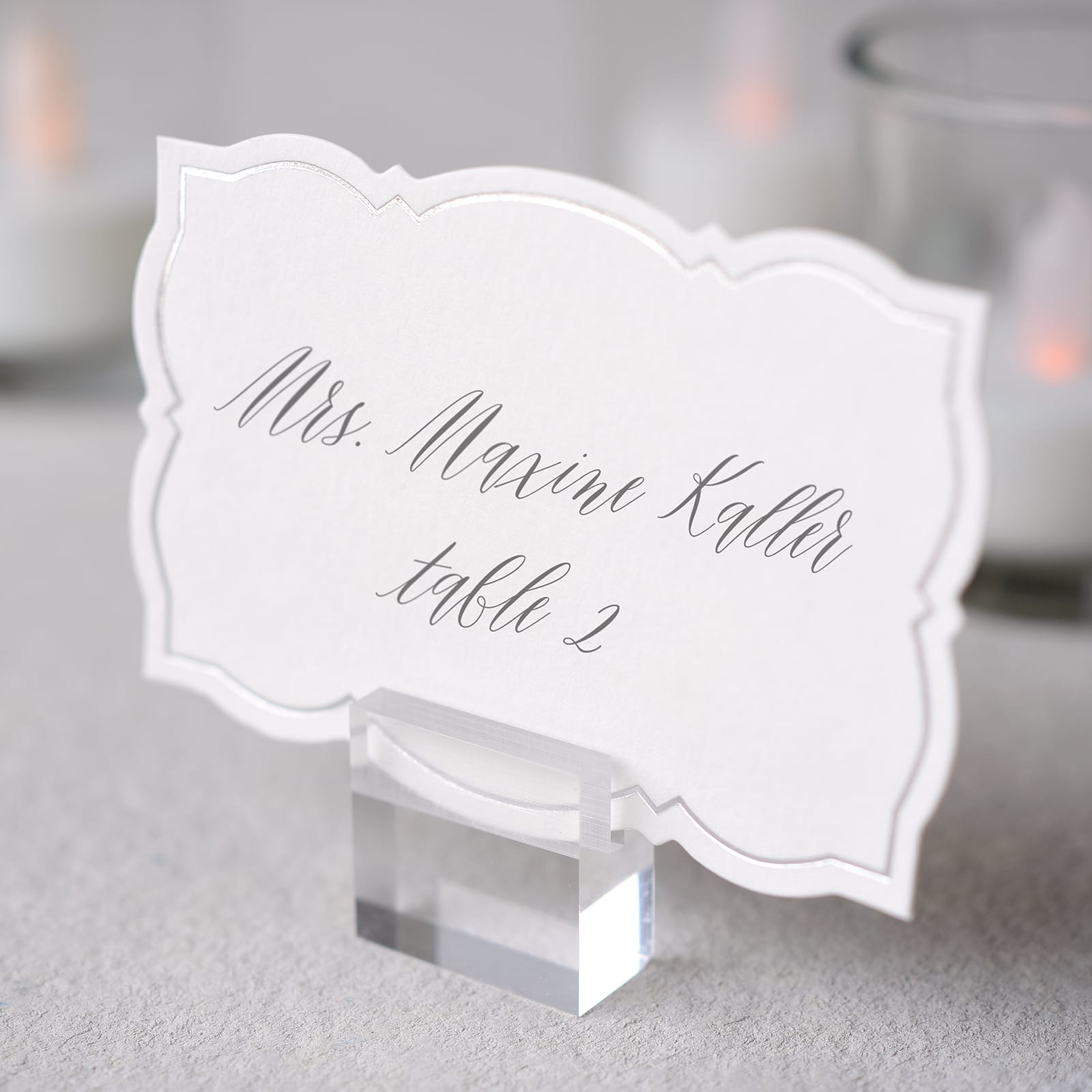Clear Place Card Holders, 12ct. by Celebrate It™