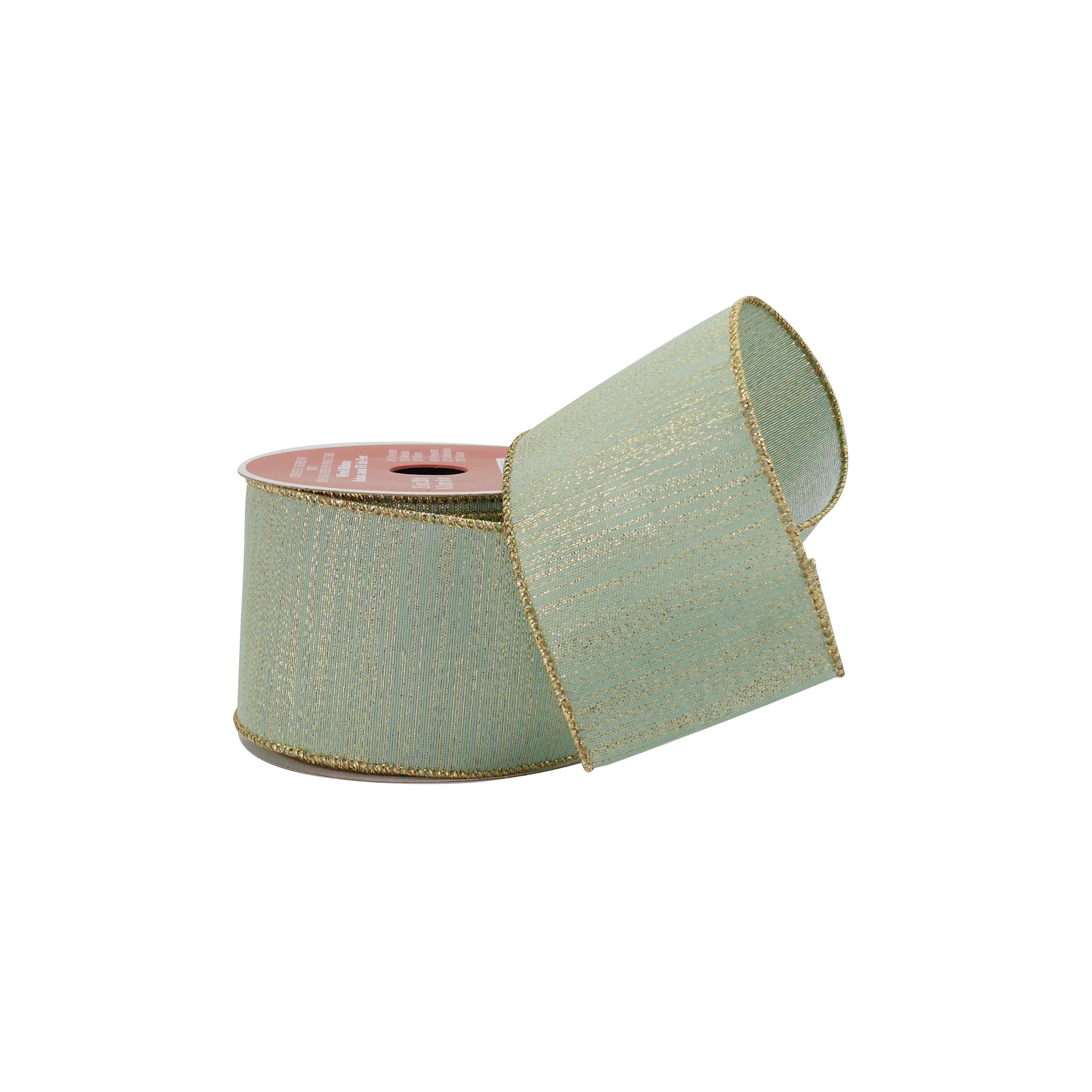 2.5" x 20ft. Sage Wired Shimmer Ribbon by Celebrate It®
