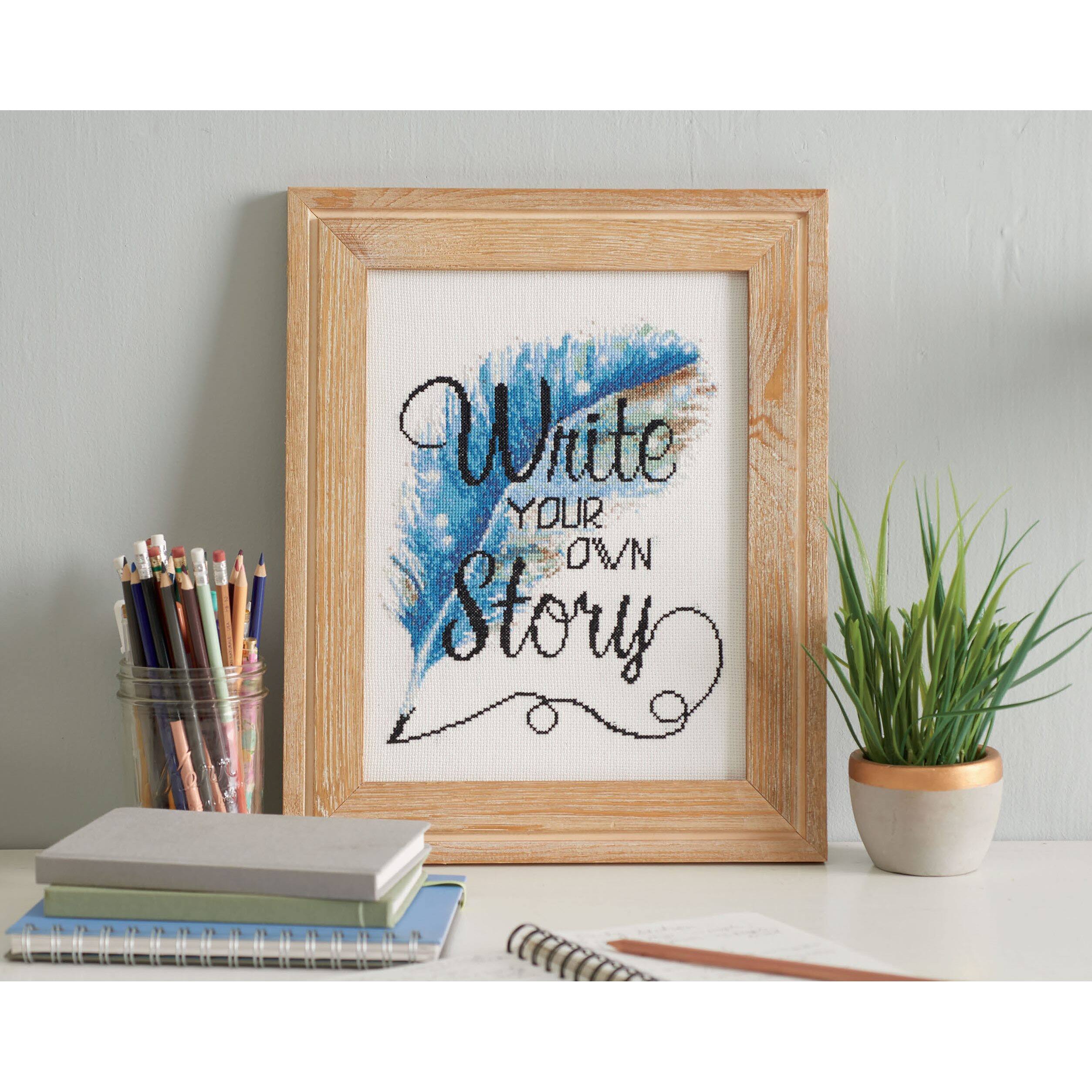 Leisure Arts&#xAE; Positive Quotes in Cross Stitch Book