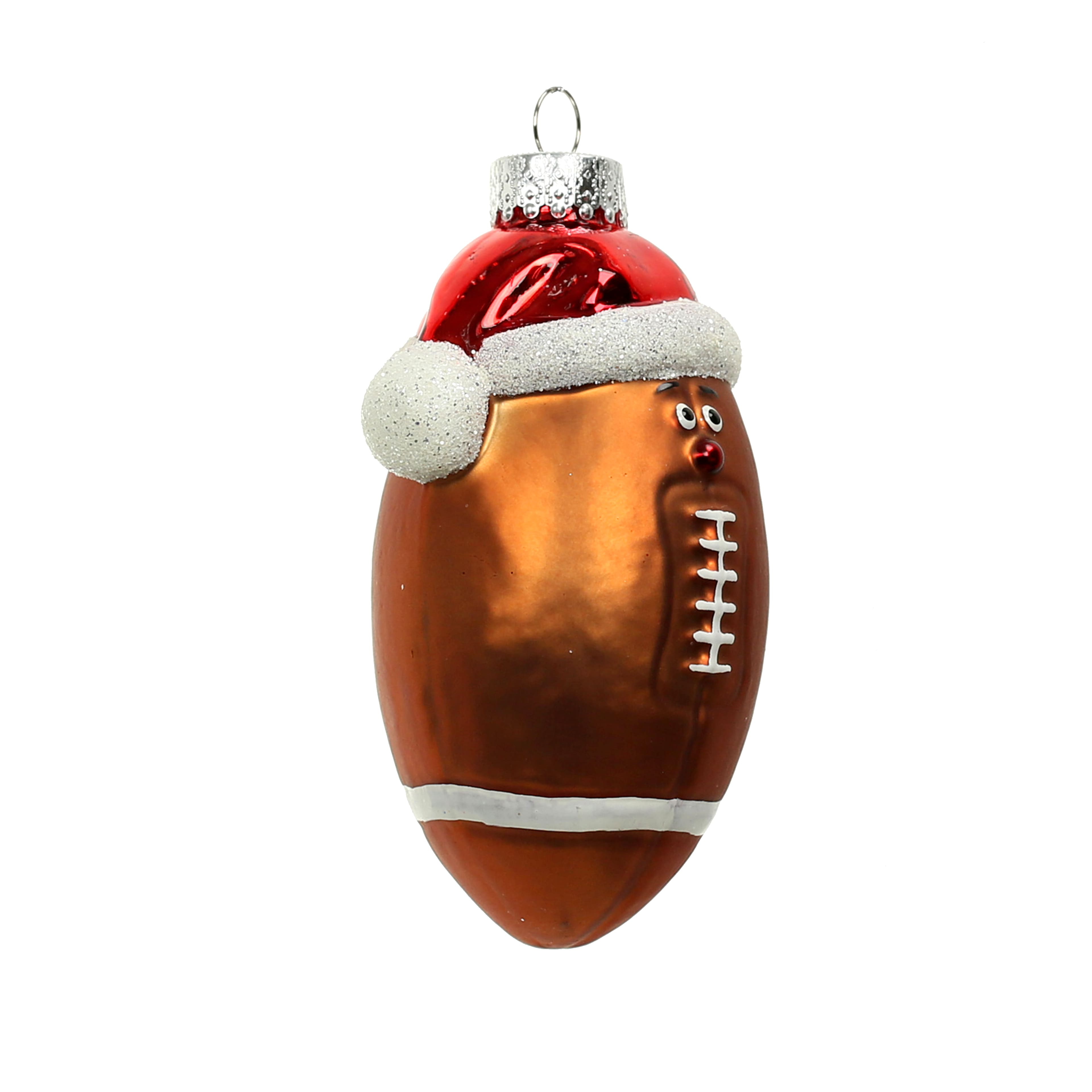 4&#x22; Football Glass Ornament by Ashland&#xAE;