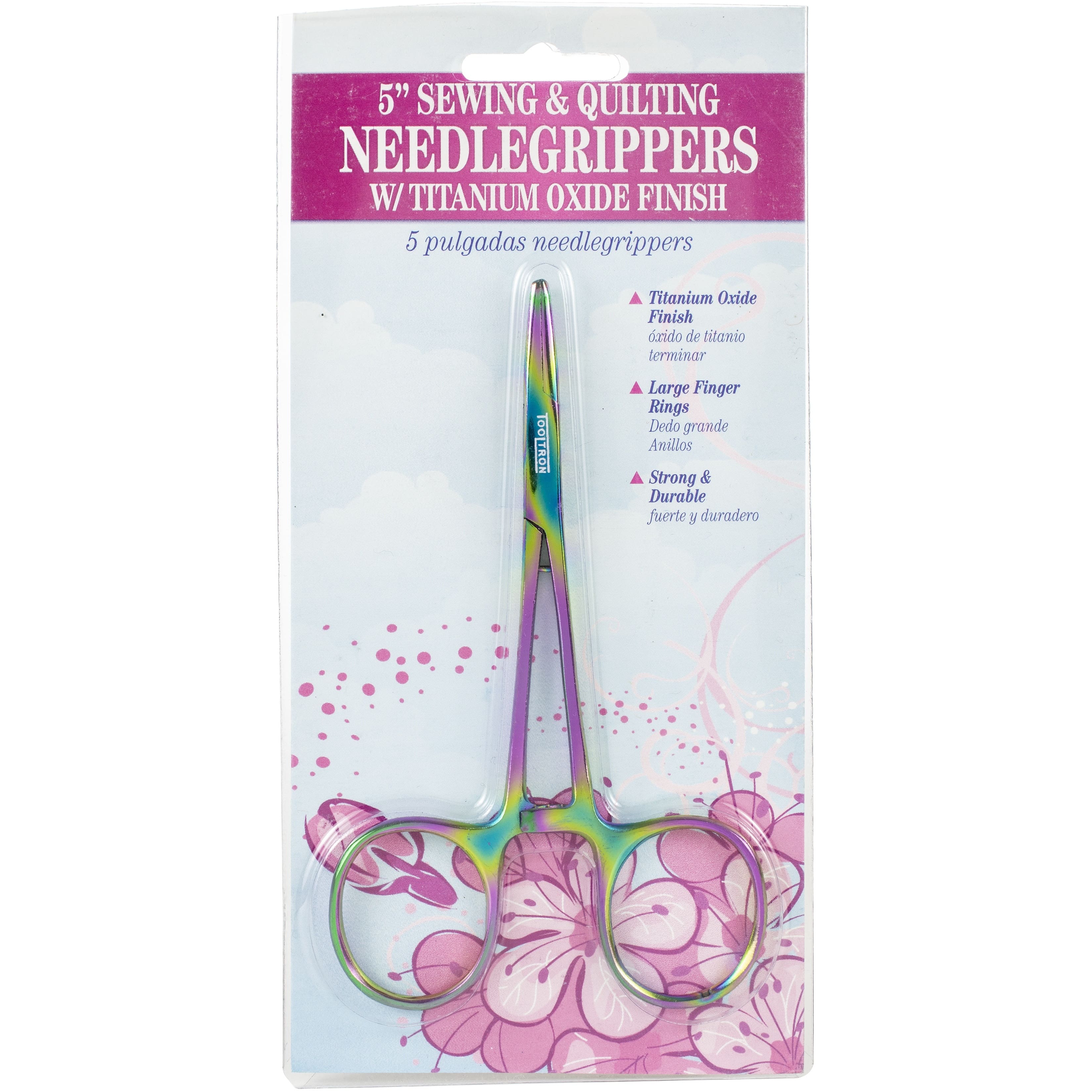 Tool Tron 5" Titanium Oxide Finished Needle Grippers