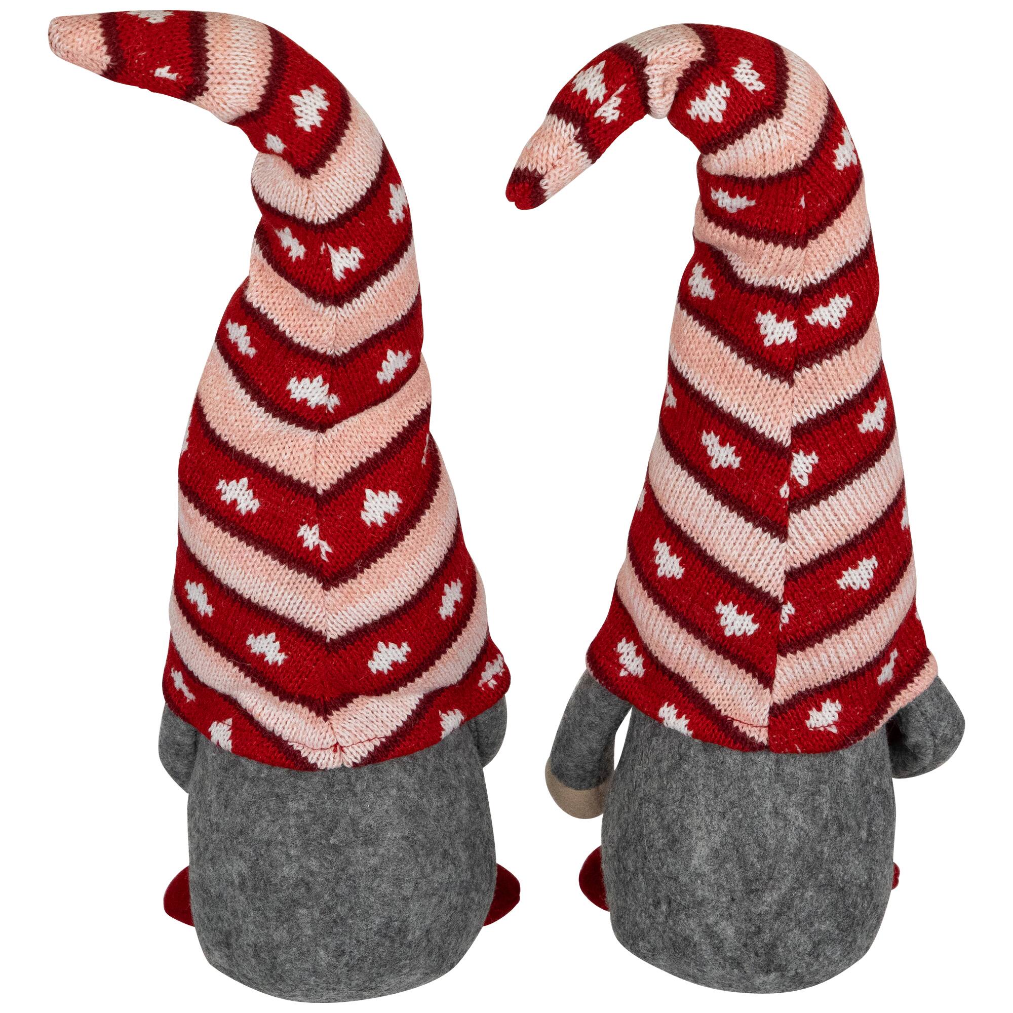 15" Valentine's Day Girl & Boy Love Heart Gnomes Set
