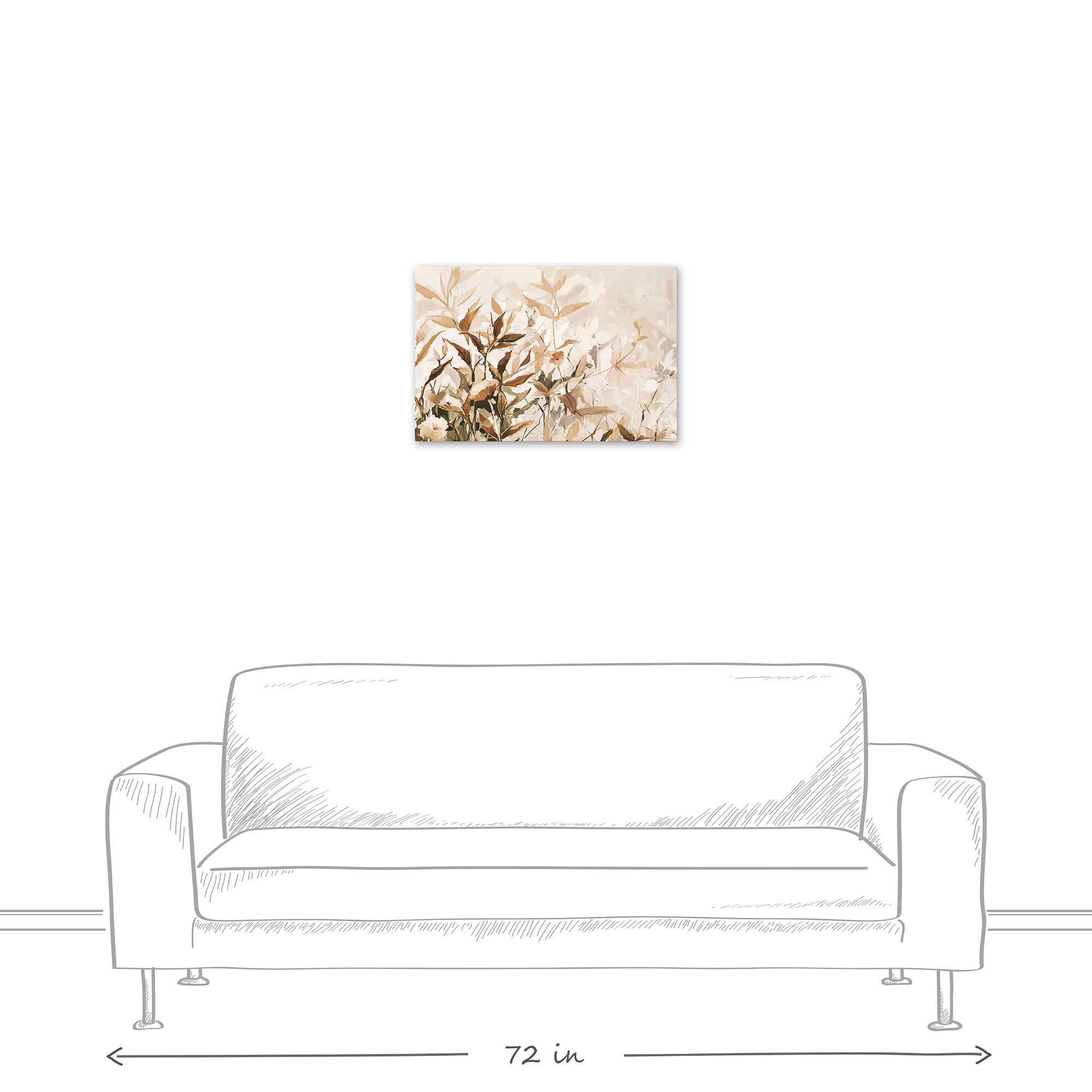 Creamy Abstract 16&#x22; x 24&#x22; Canvas Wall Art
