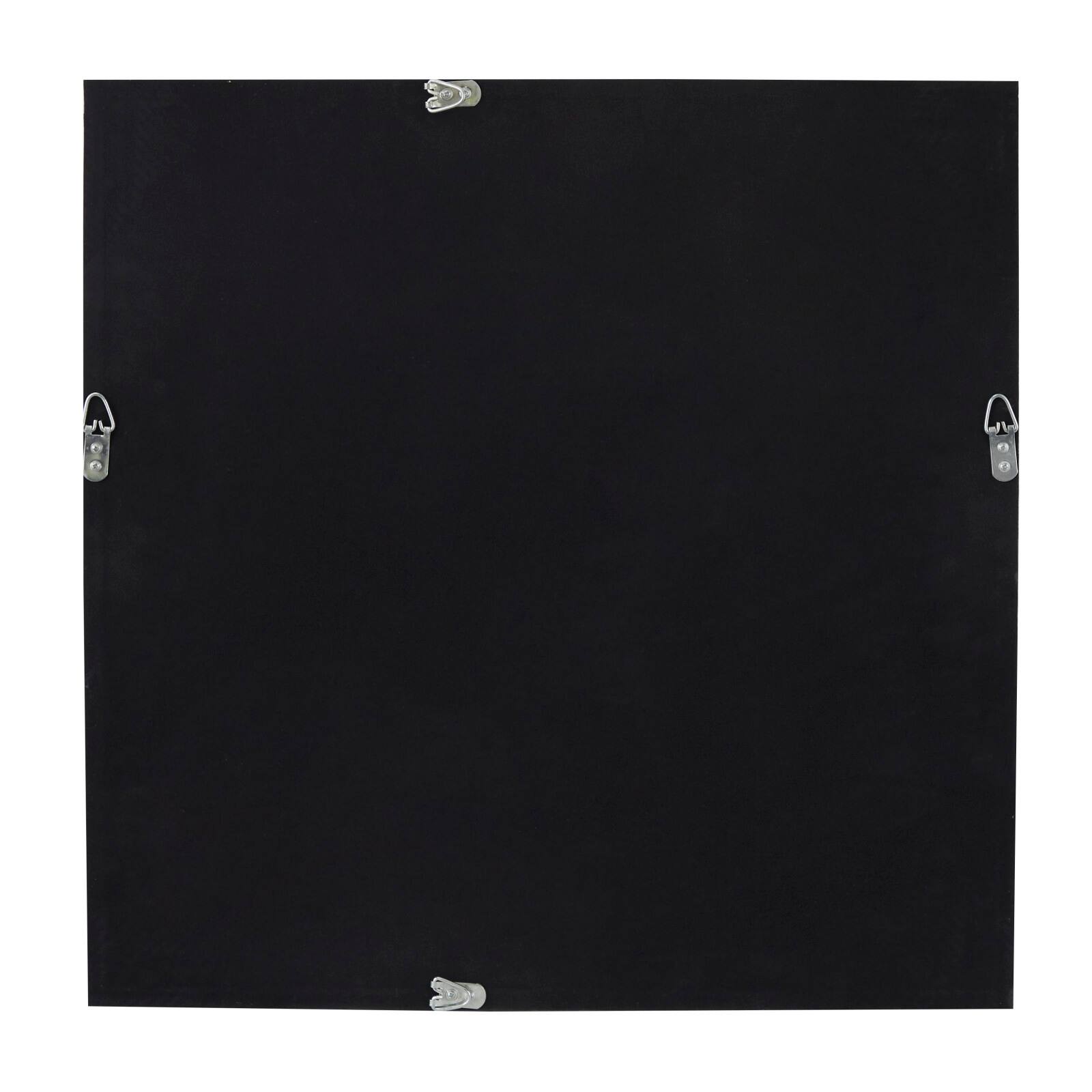 Brown Wood Contemporary Shadow Box, 24" x 2" x 24"