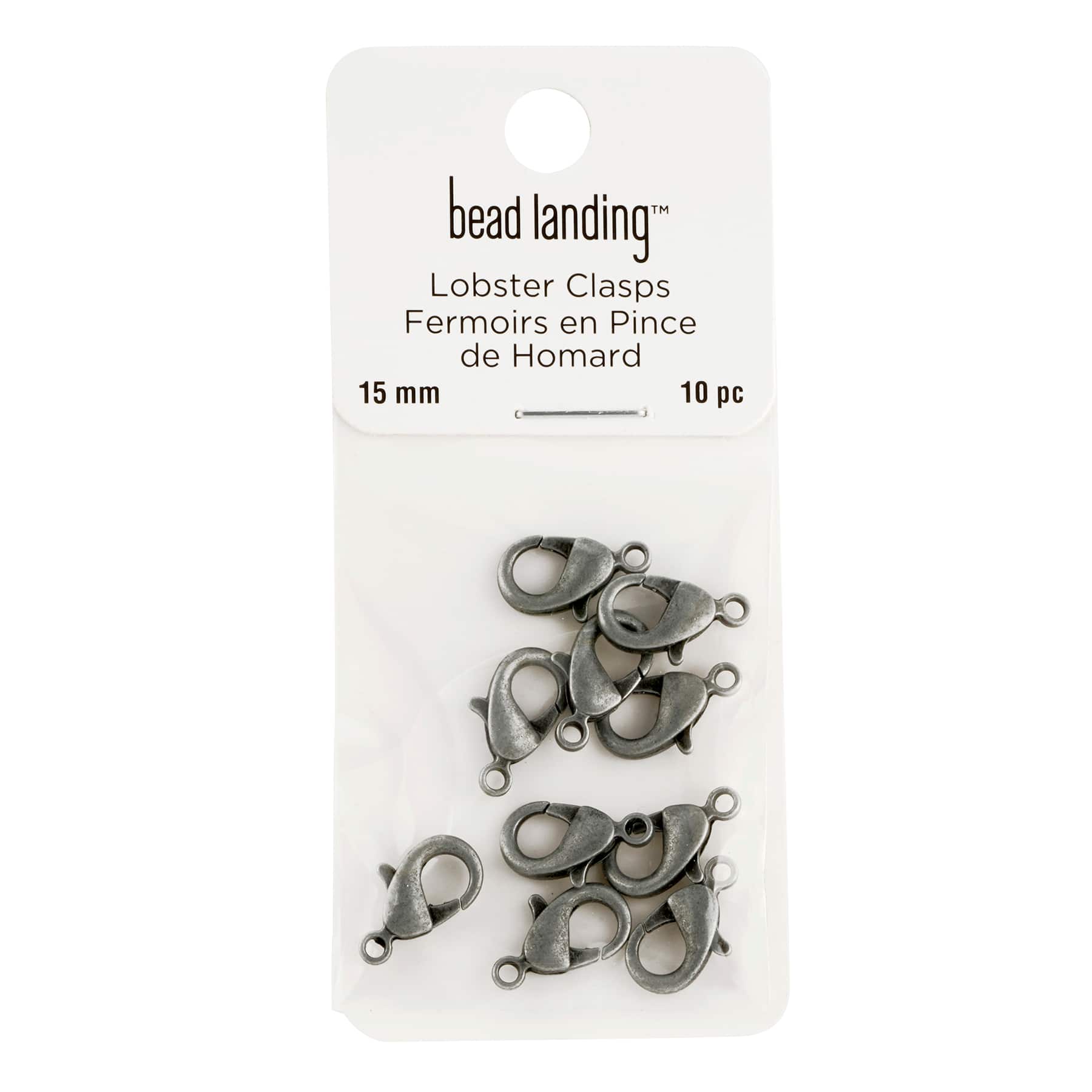 10-15mm stainless steel lobster clasps double