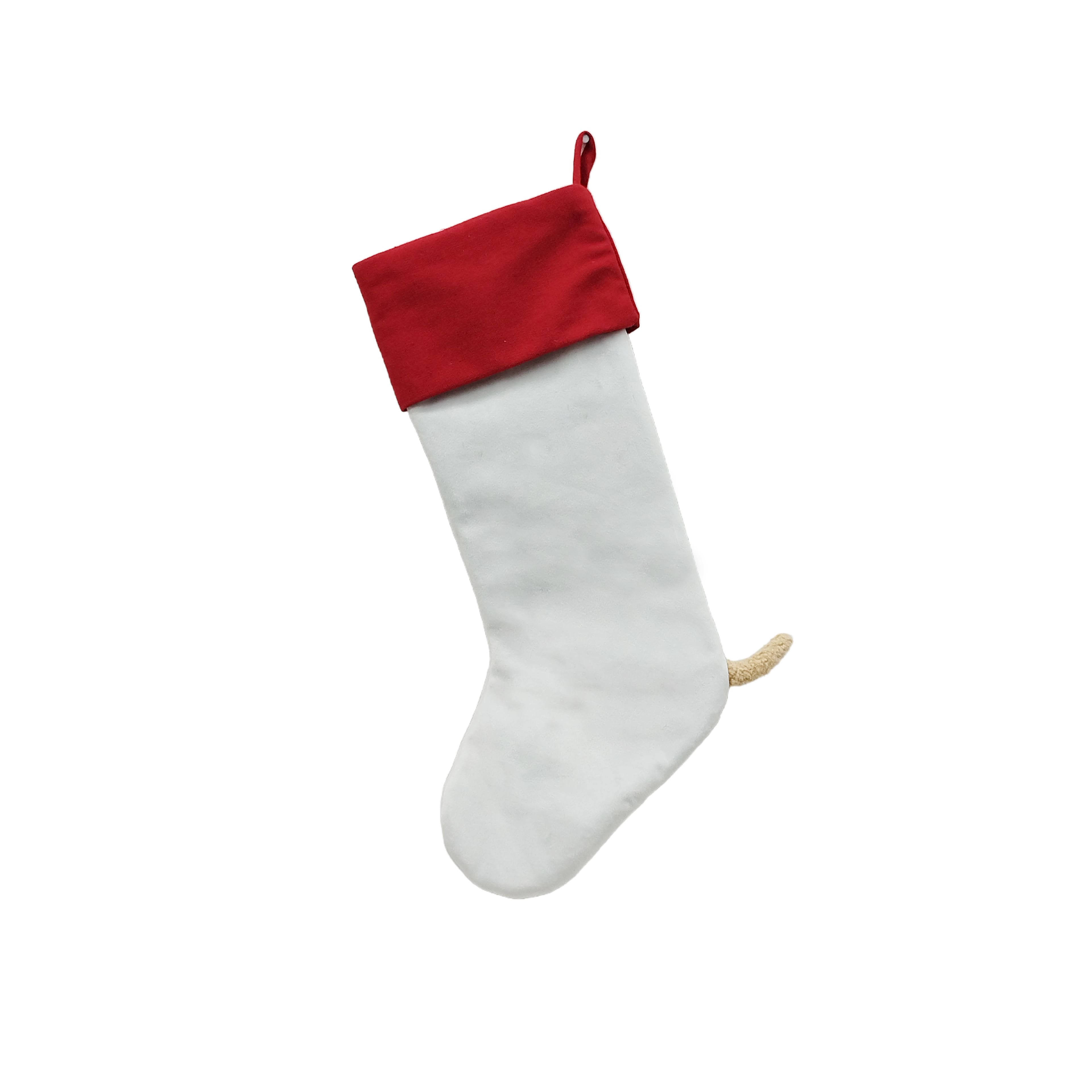 20&#x22; Dog with Candy Cane Stocking by Ashland&#xAE;