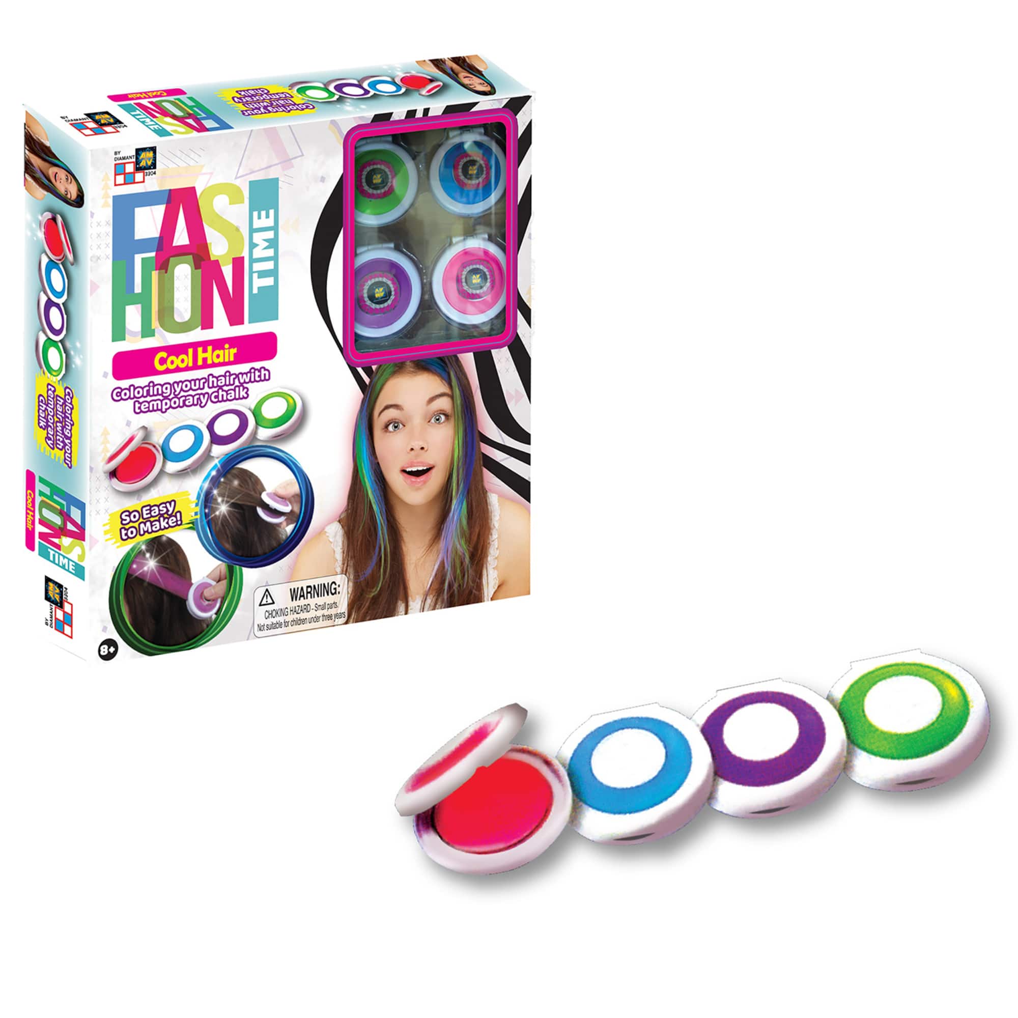 Amav Toys Fashion Time Cool Hair Activity Kit