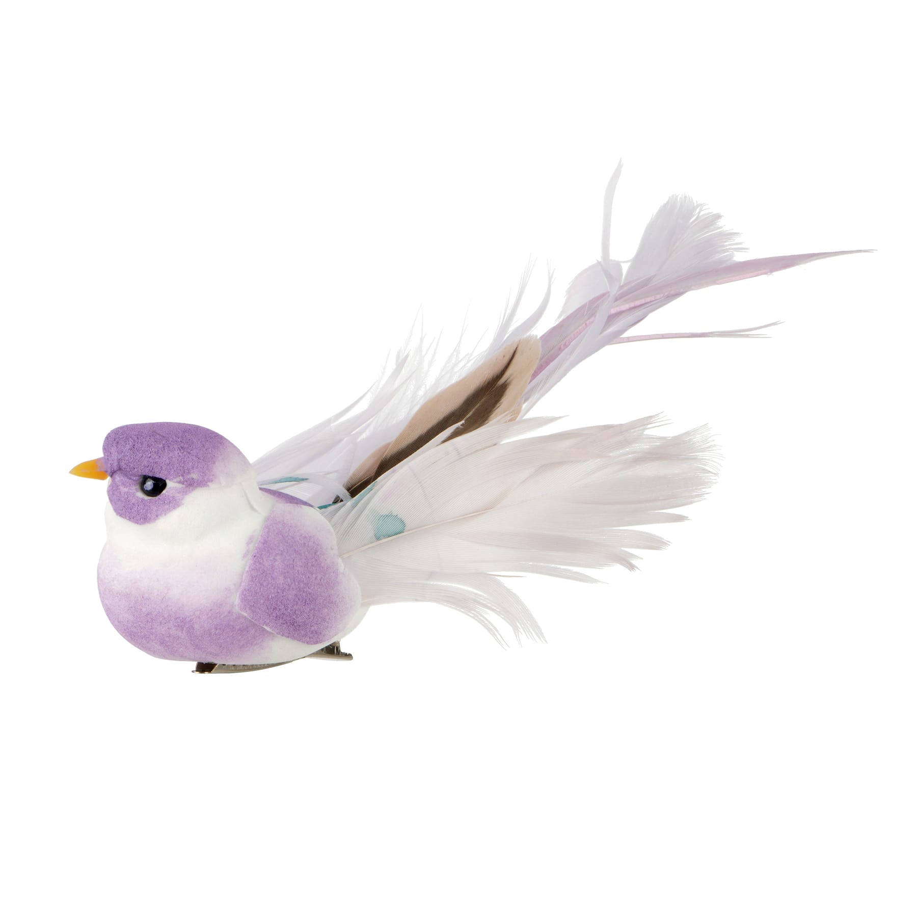 Purple Feather Decorative Bird by Ashland&#xAE;, 2ct.