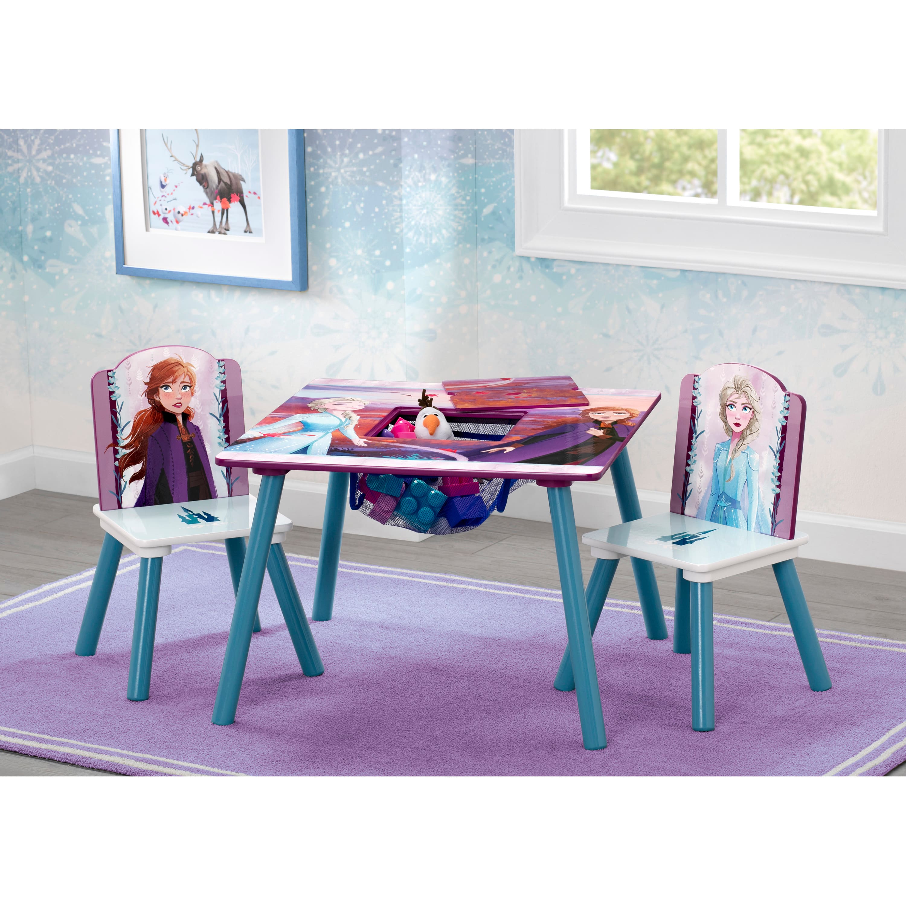 Disney&#xAE; Frozen II Table &#x26; Chair Set with Storage