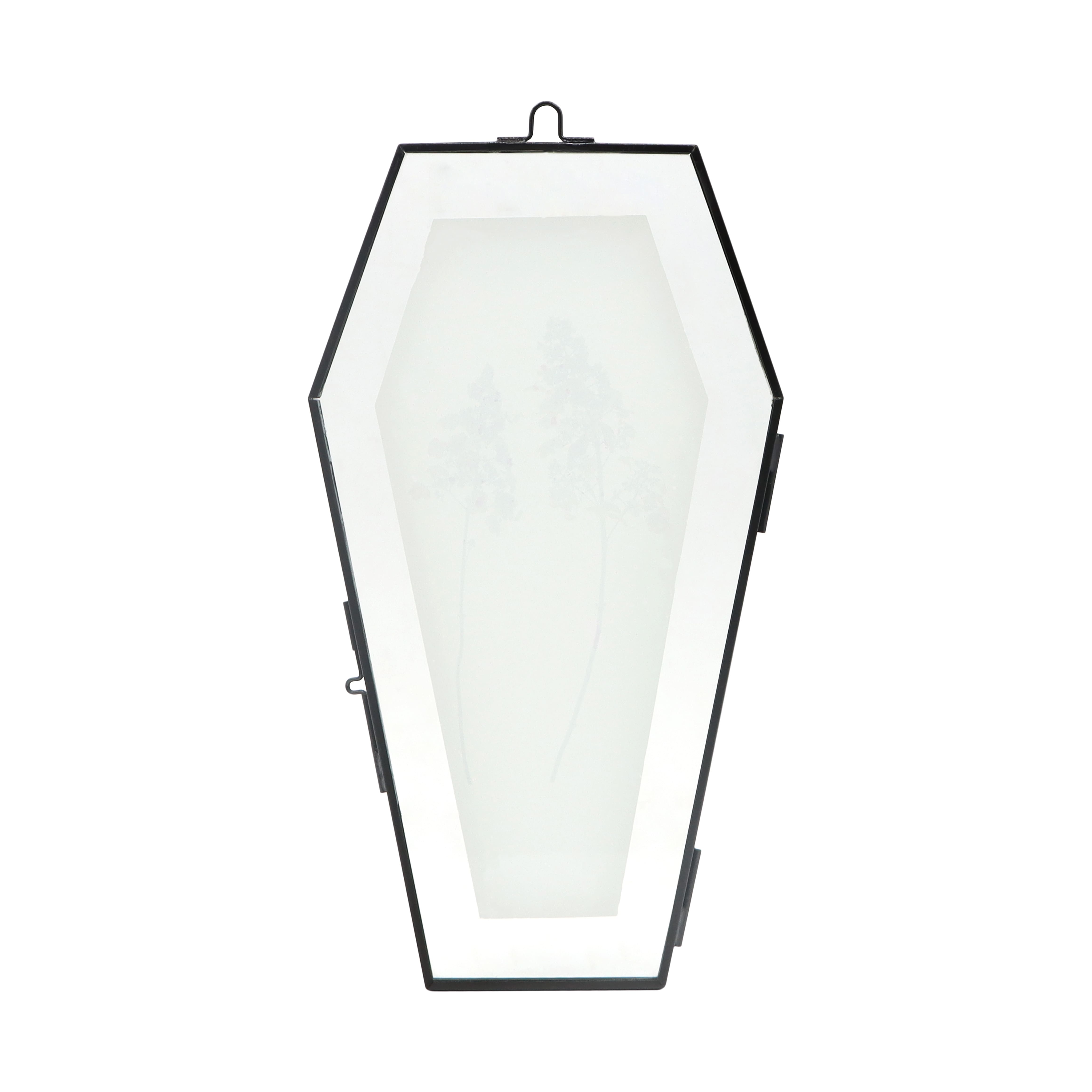 5.25&#x22; x 9.5&#x22; Black Coffin Glass Frame by Ashland&#xAE;