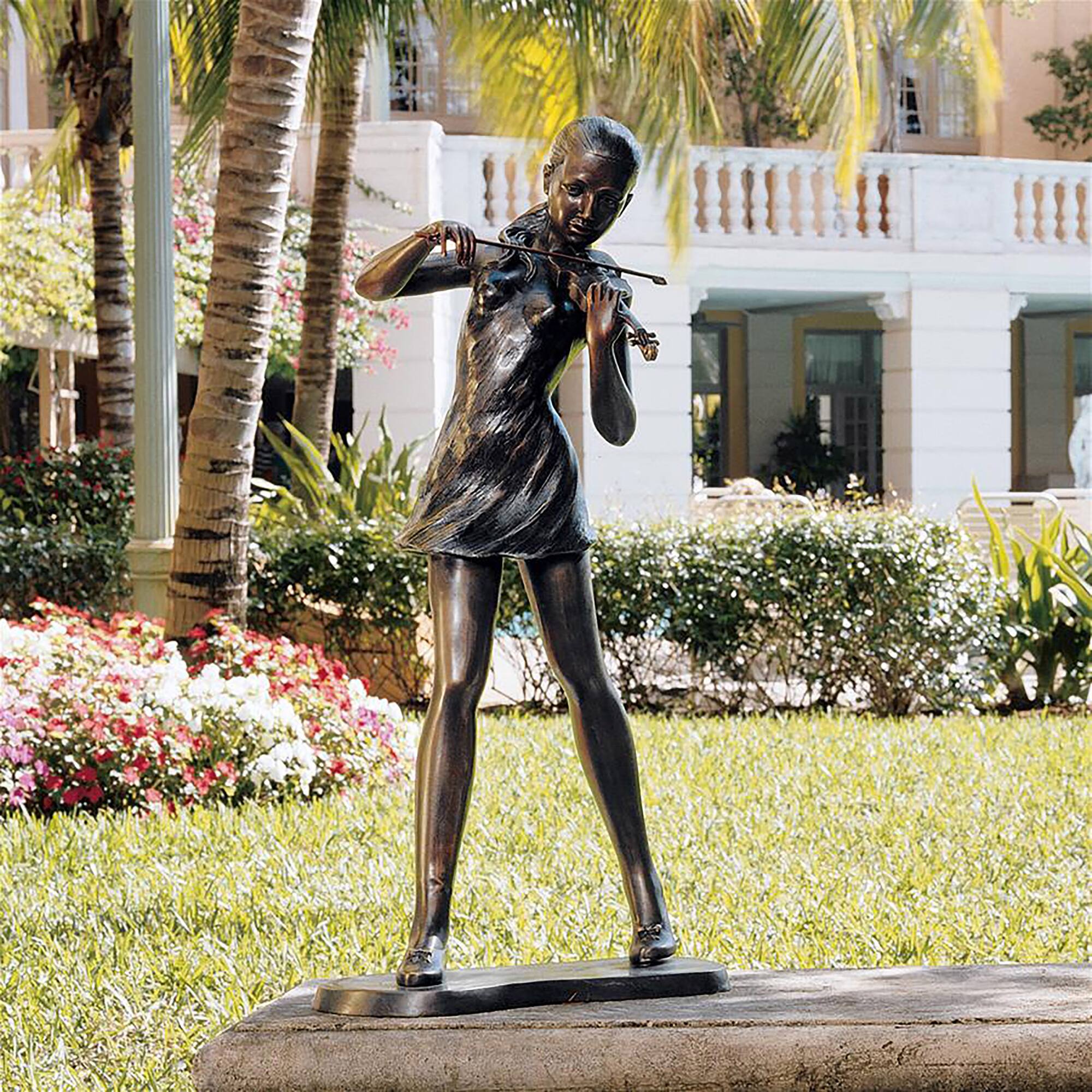 Design Toscano 36&#x22; The Young Violinist Sculpture