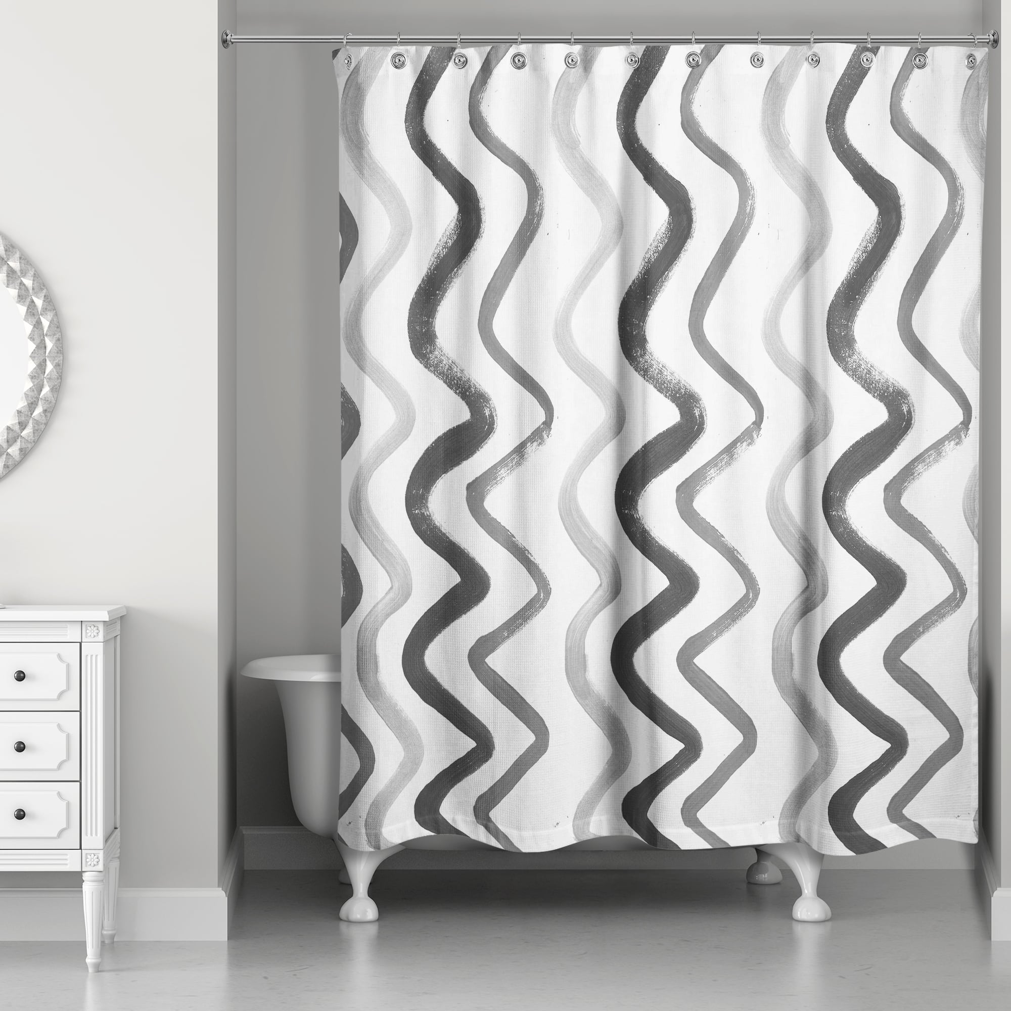 Squiggles Shower Curtain