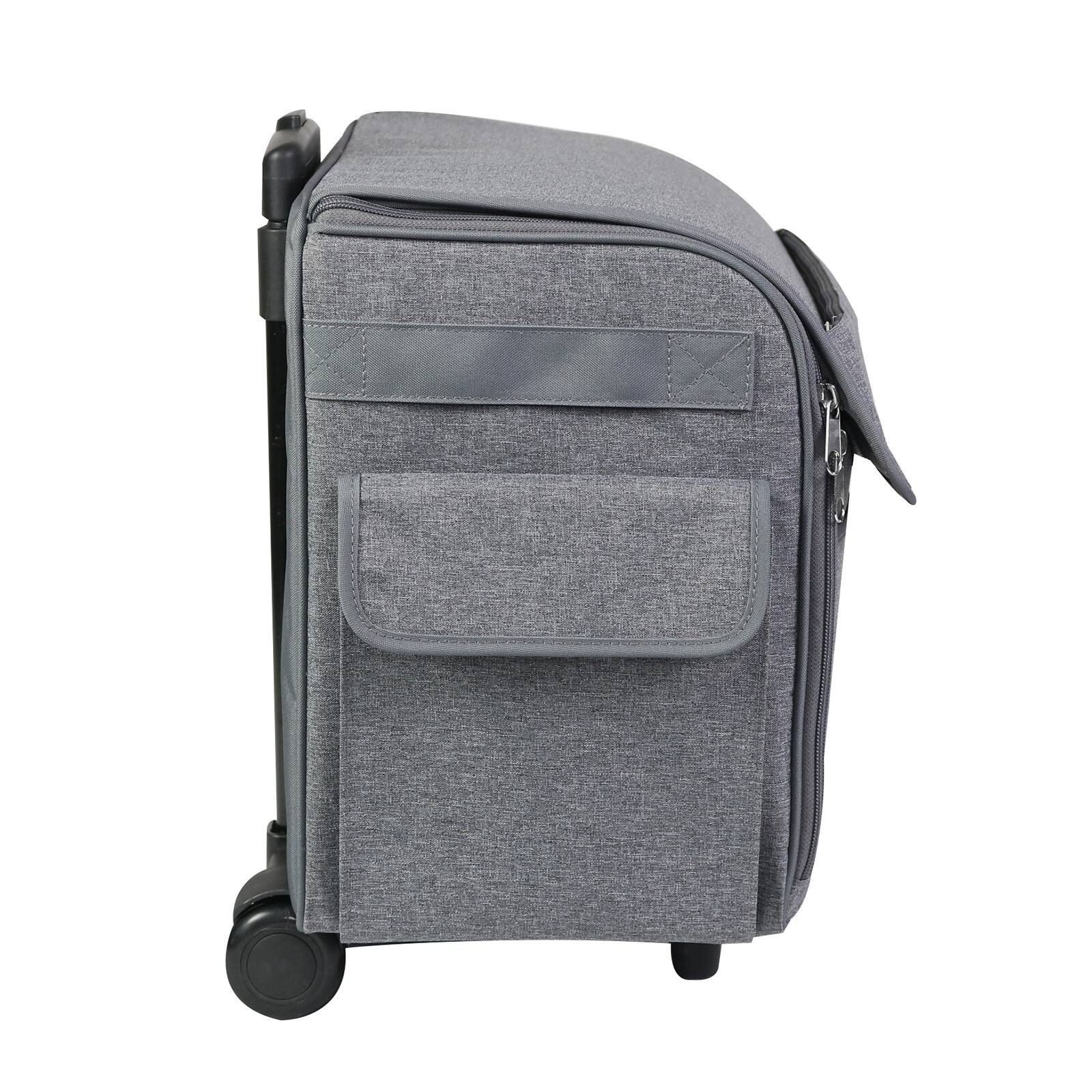 Everything Mary Heather Gray Sewing Machine Rolling Case