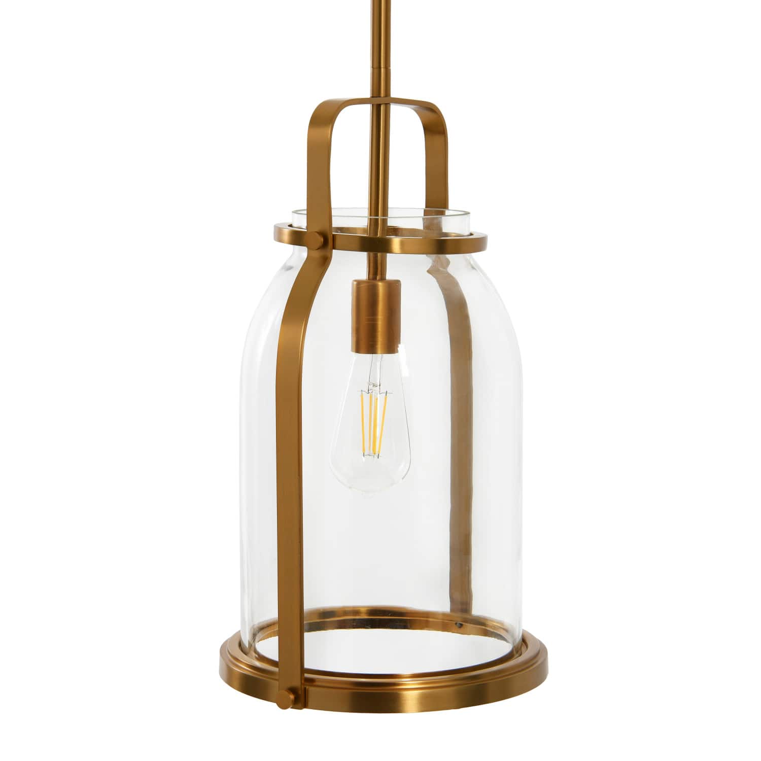 Hello Honey® Robert Stevenson Lighting Channing Metal & Glass Ceiling Light