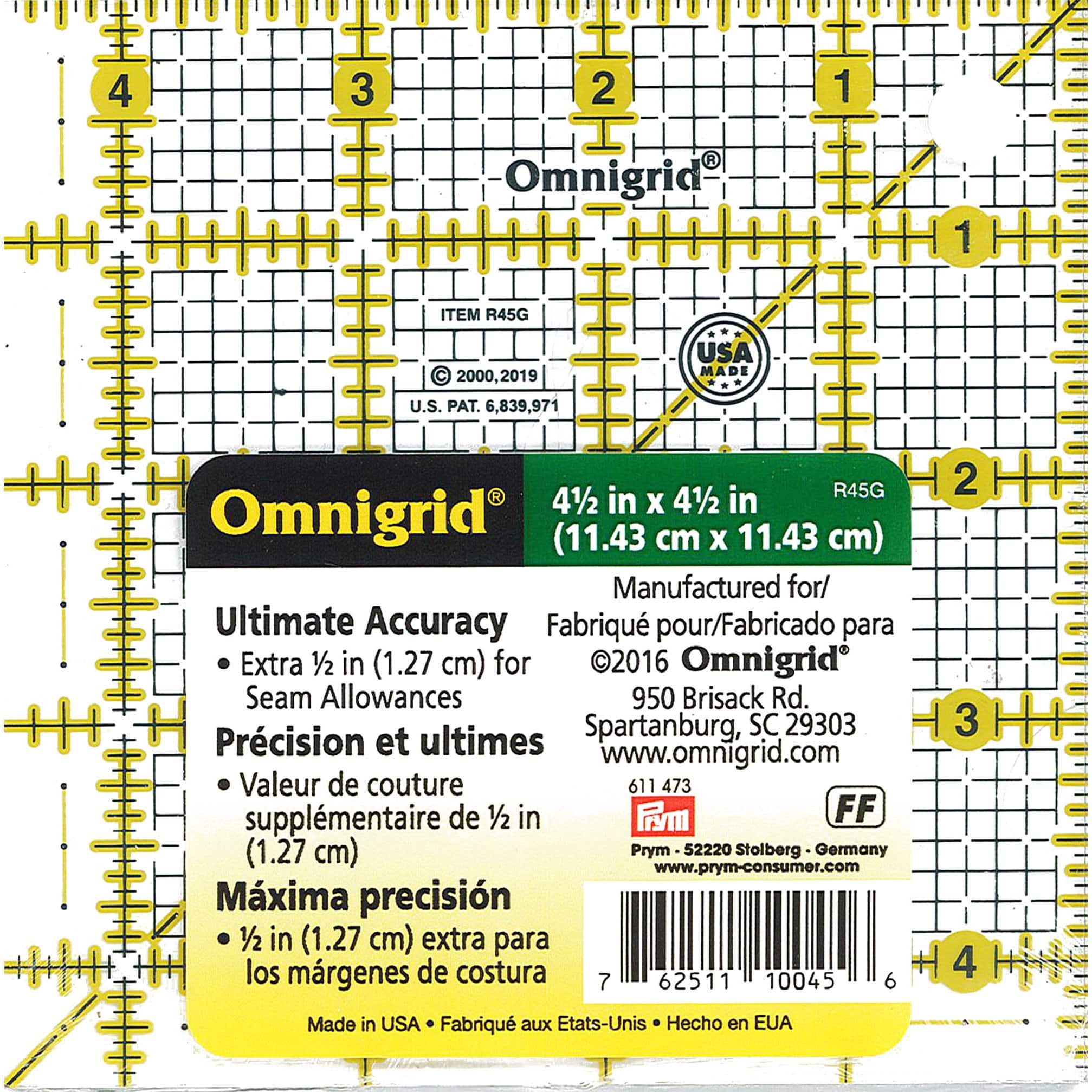Omnigrid® Square Quilter's Ruler Combo Pack, 4ct., Michaels