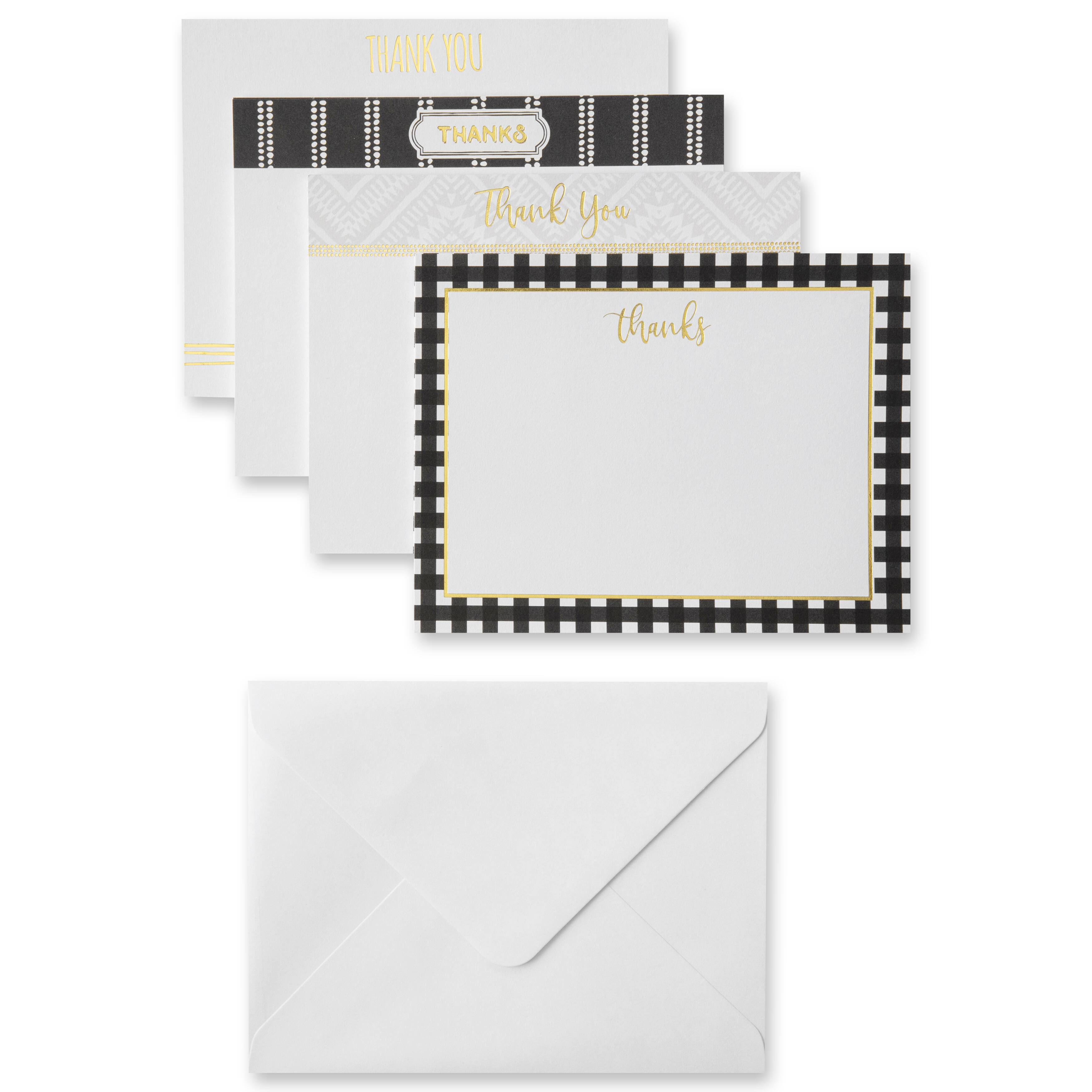 Thank You Flat Cards &#x26; Envelopes by Recollections&#x2122;, 4.25&#x22; x 5.5&#x22;