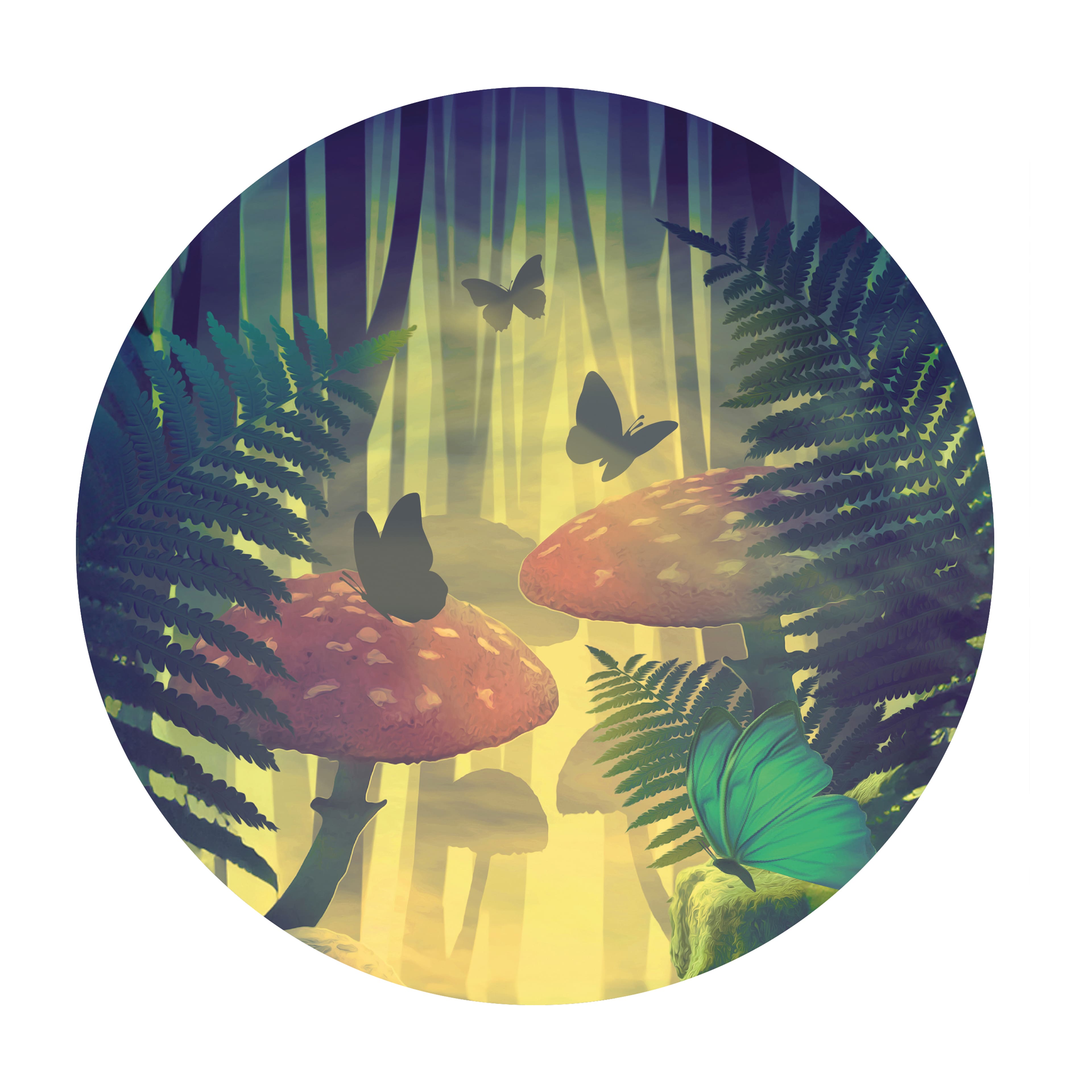 Forest Round Canvas Painting Kit by Craft Smart&#xAE;