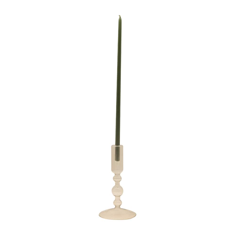 Narrow Bubble Glass Taper Candle Holder by Ashland&#xAE;