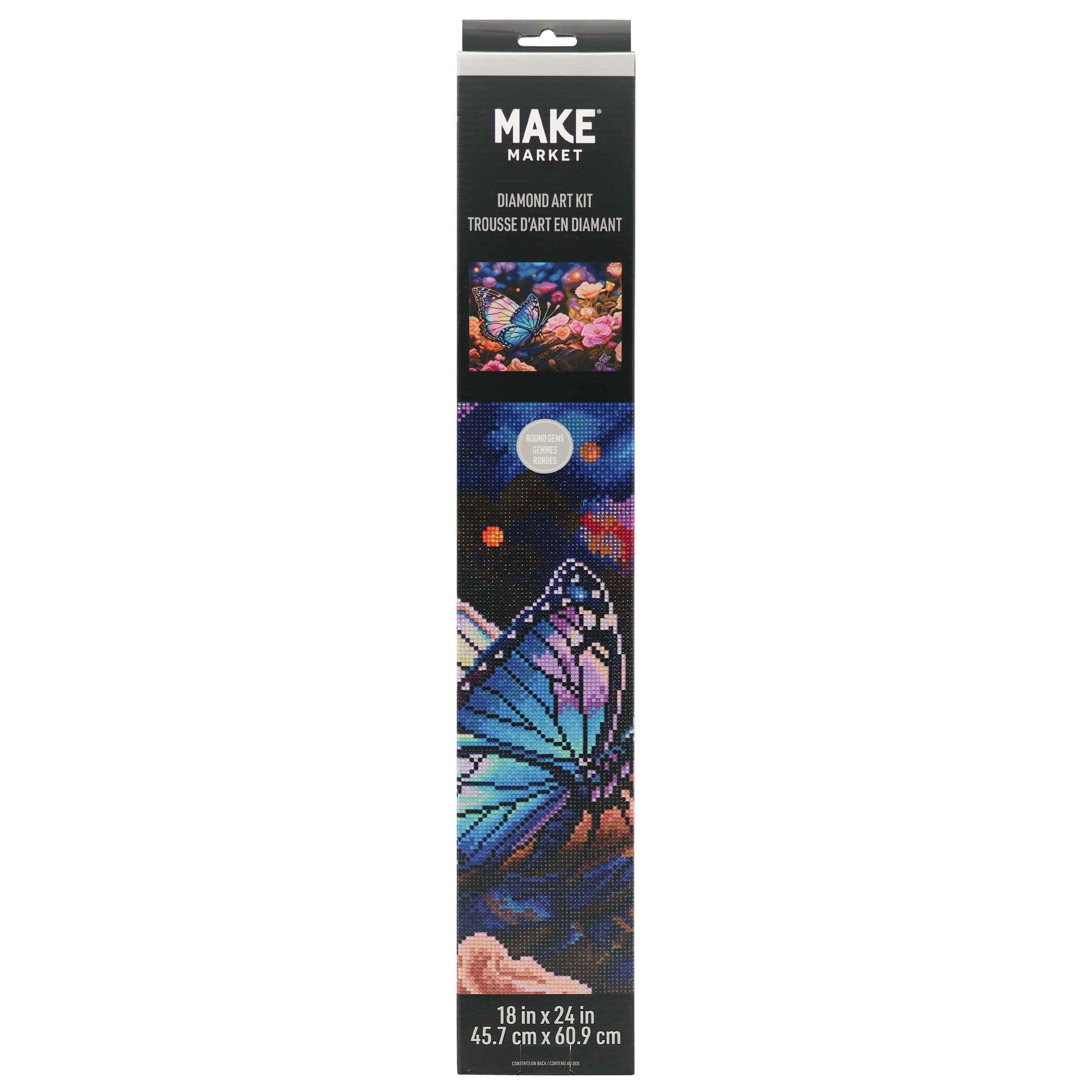 18" x 24" Butterfly Diamond Art Kit by Make Market®