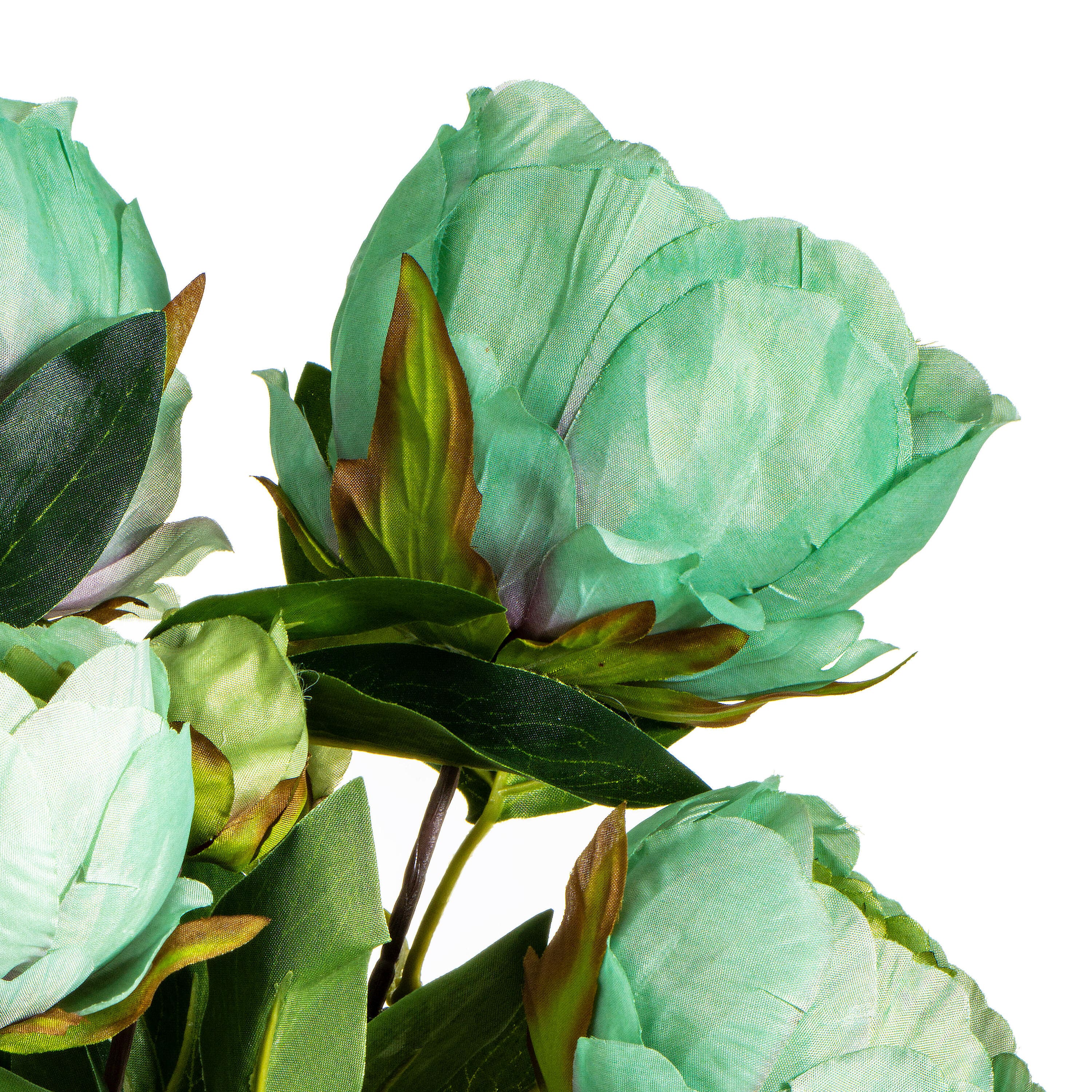 Artificial Green Peony Spray