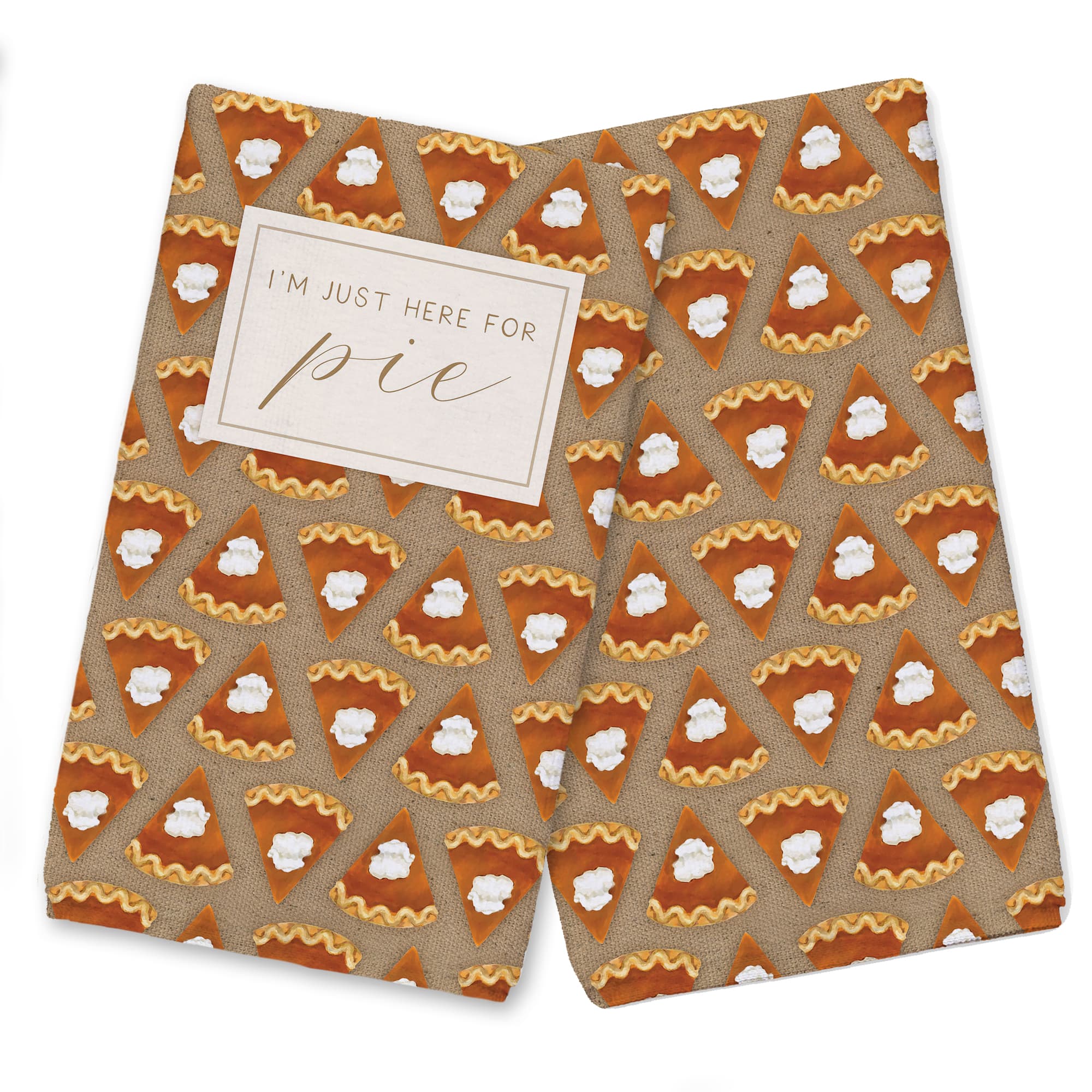 Here For Pumpkin Pie Tea Towel Set