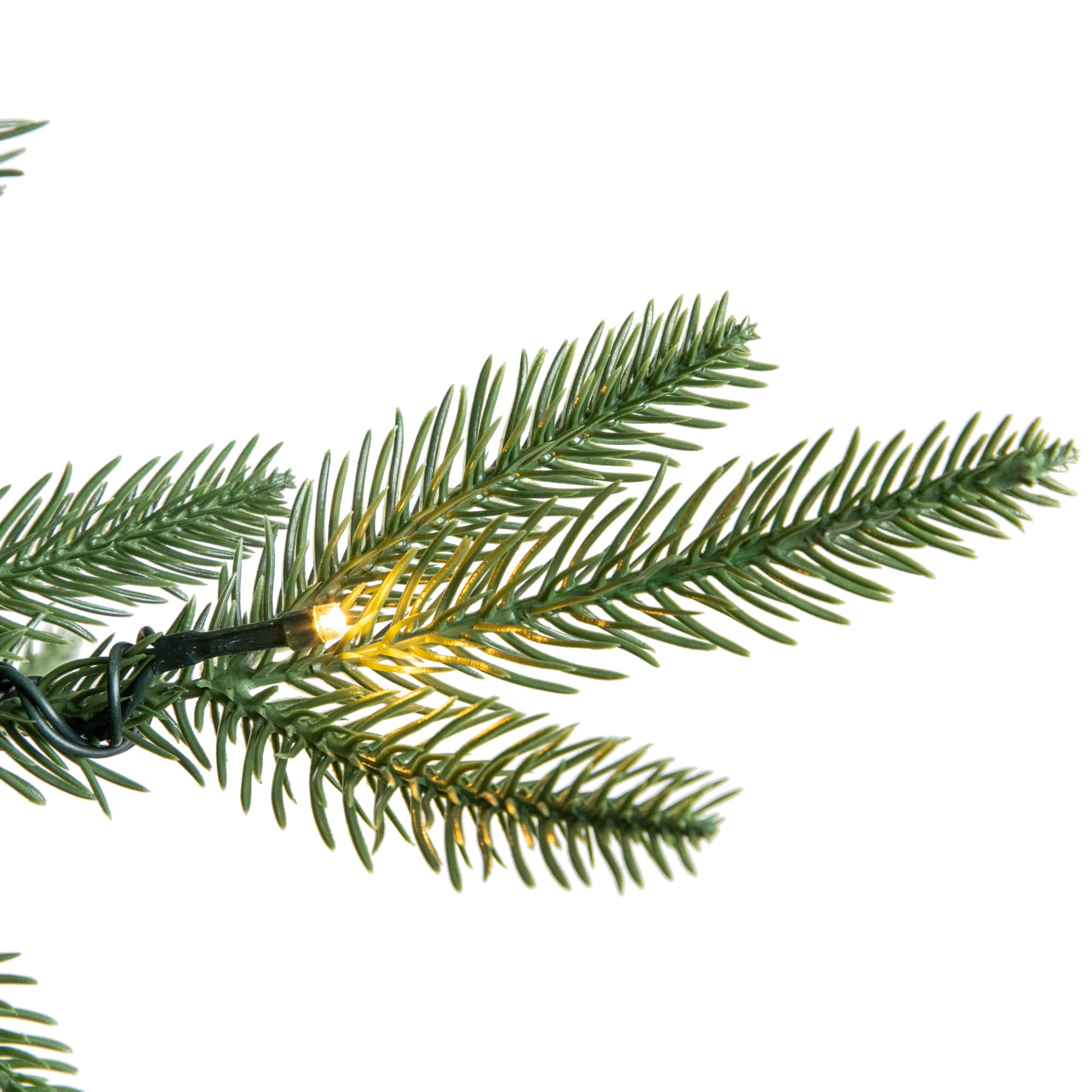 9ft. Pre-Lit Real Touch&#x2122; Hudson Fir Artificial Christmas Tree, Warm White LED Lights