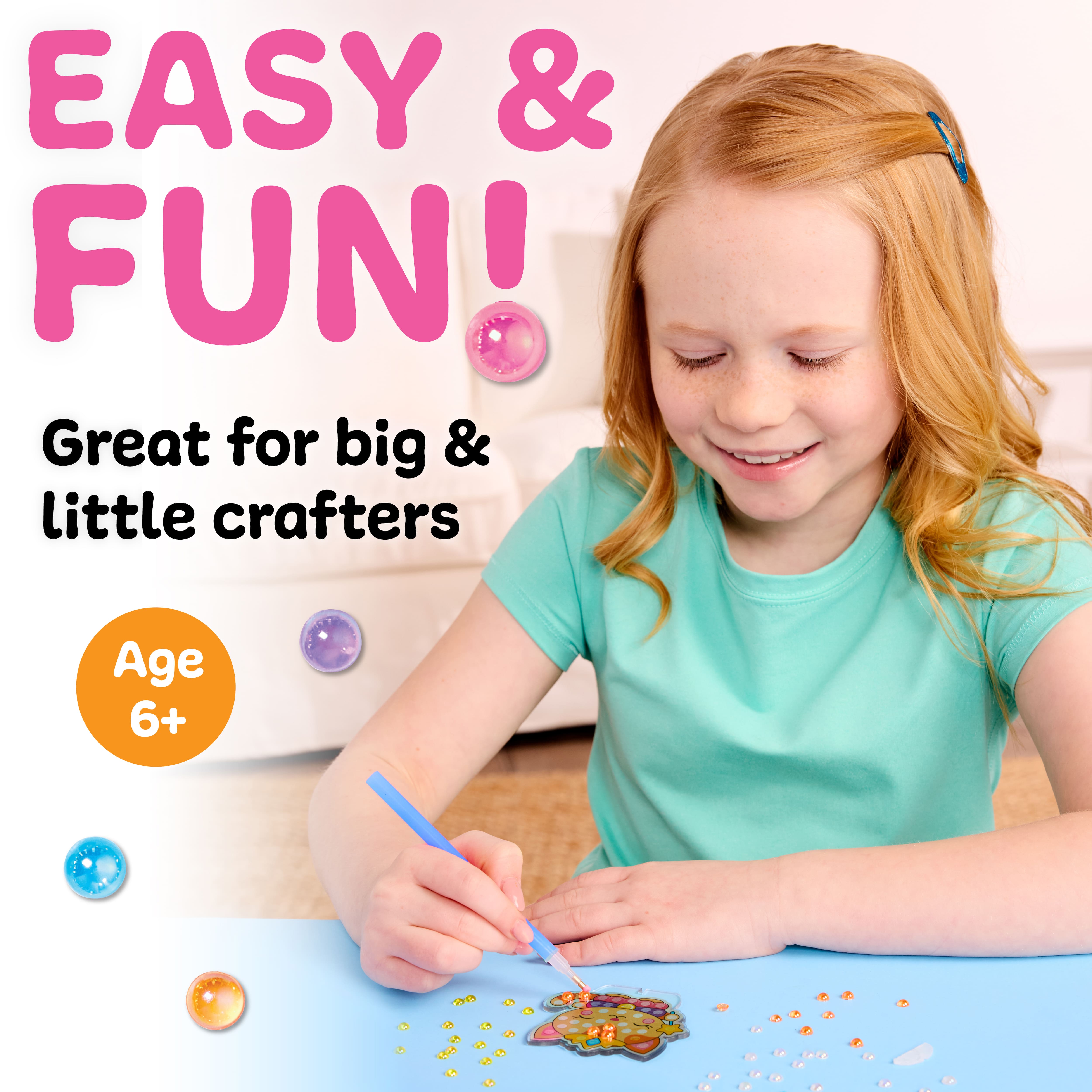 Creativity for Kids® Bubble Gems™ Pearl Pals Disco Party Kit