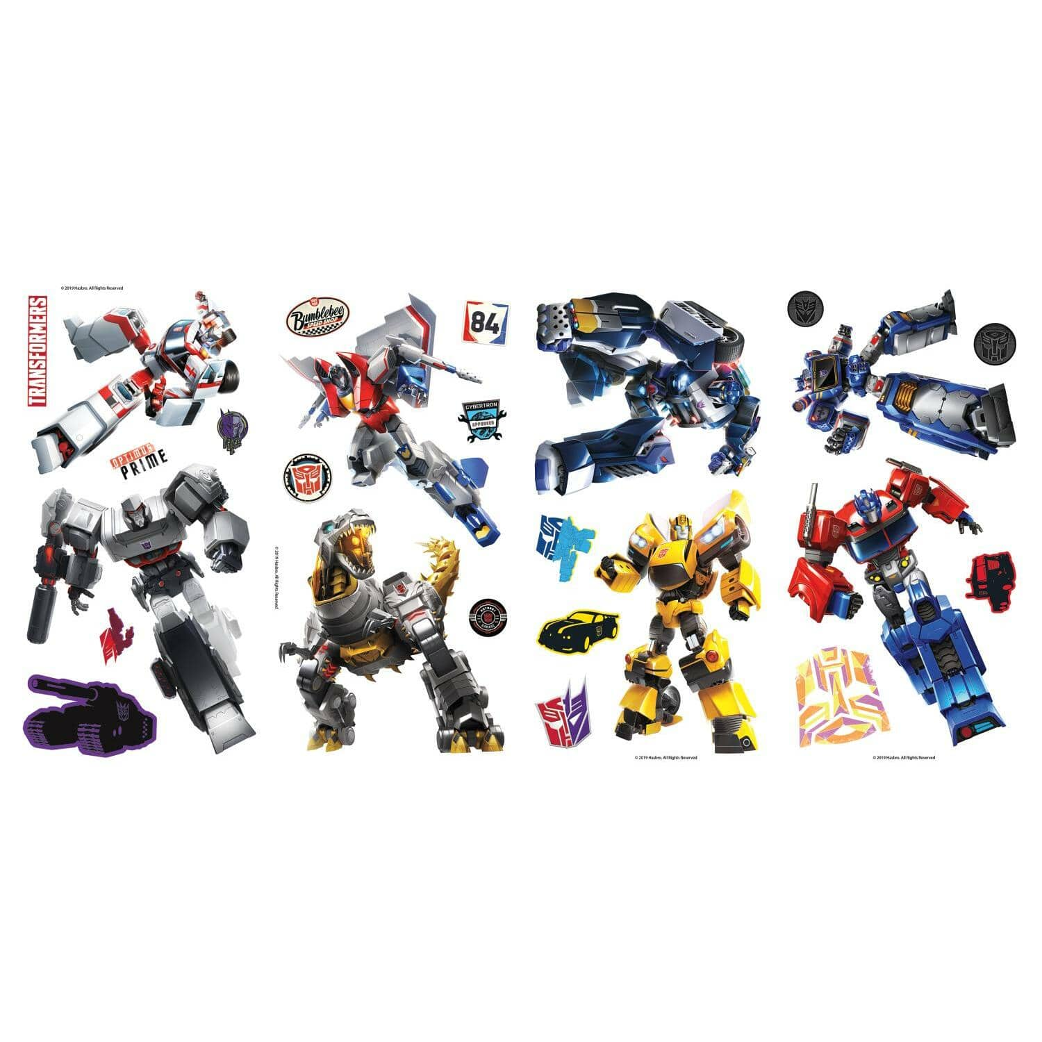 RoomMates Transformers All Time Favorites Peel &#x26; Stick Decals