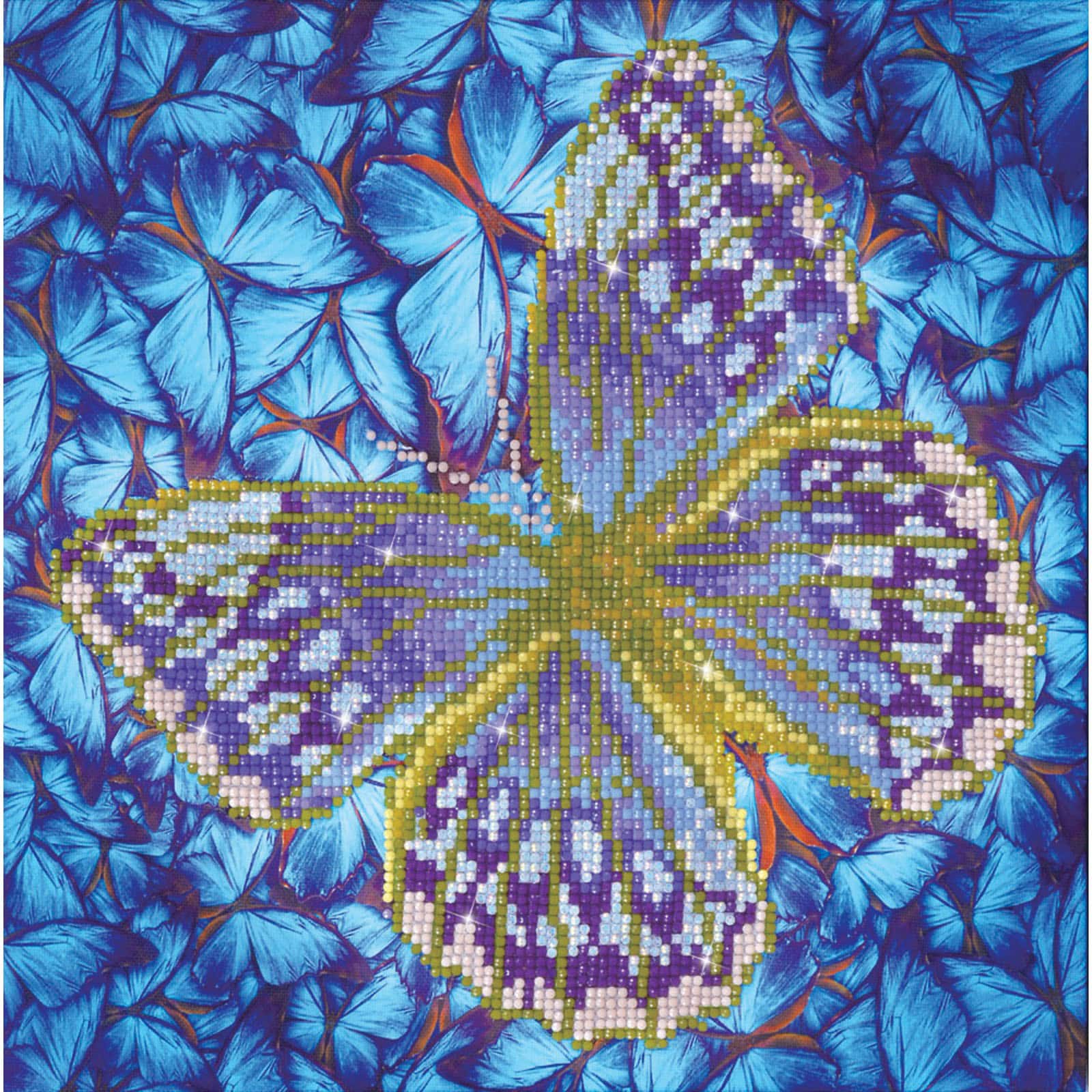 Diamond Dotz® Intermediate Flutterby Silver Diamond Painting