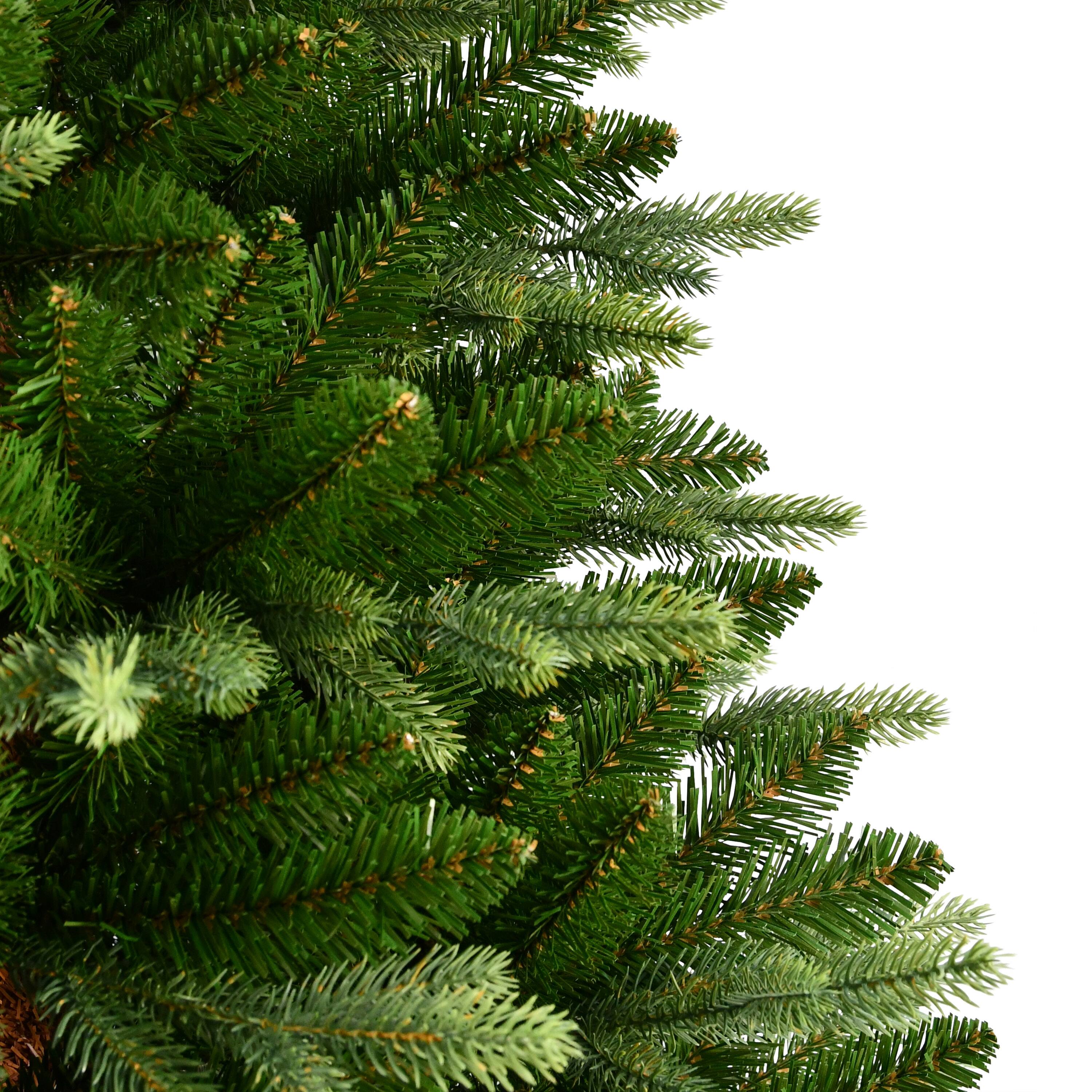 6ft. Unlit Alpine Artificial Christmas Tree in Burlap Sack