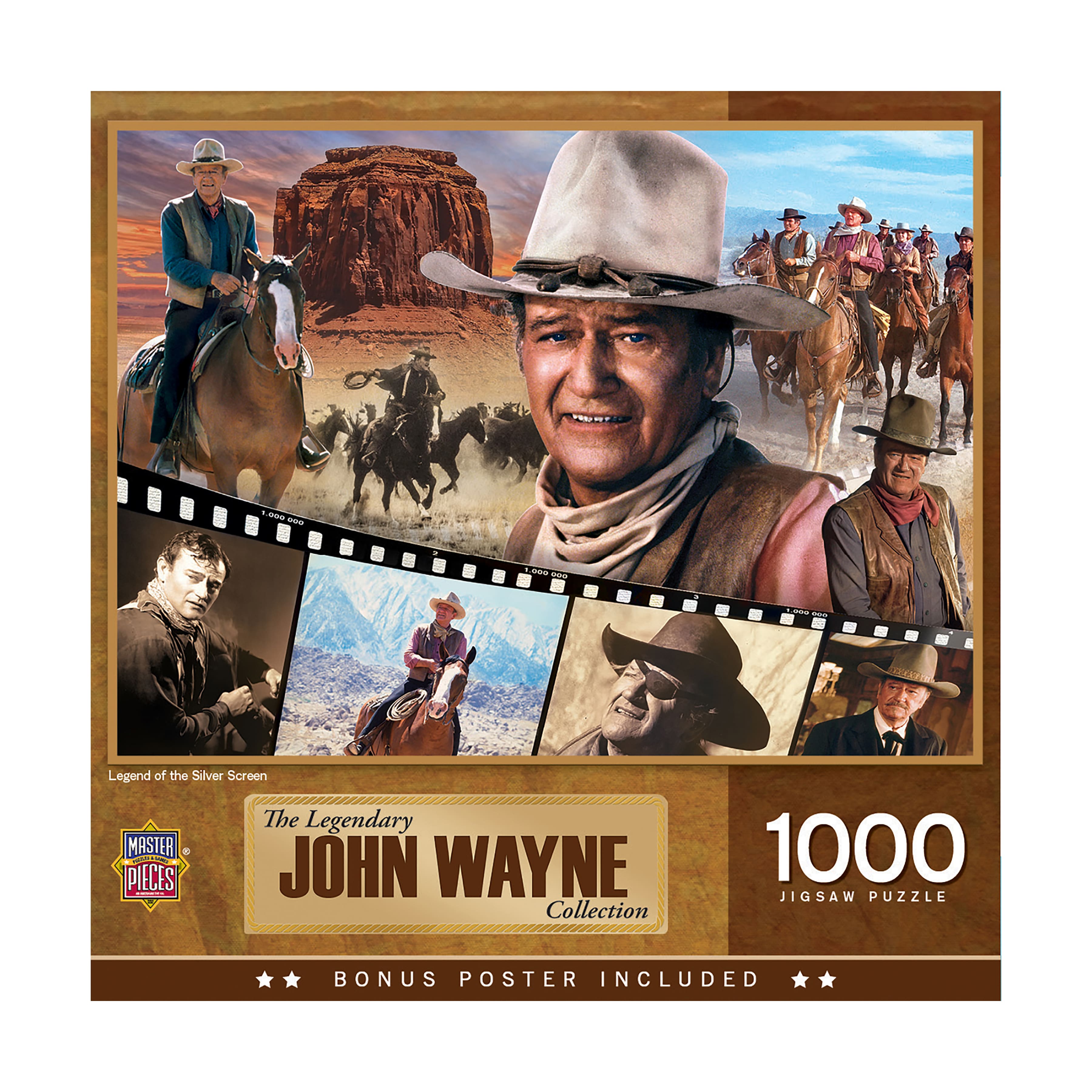 Legend of the Silver Screen John Wayne 1,000 Piece Jigsaw Puzzle