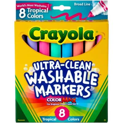Crayola® Ultra-Clean Washable™ Color Max™ Tropical Markers | Markers ...